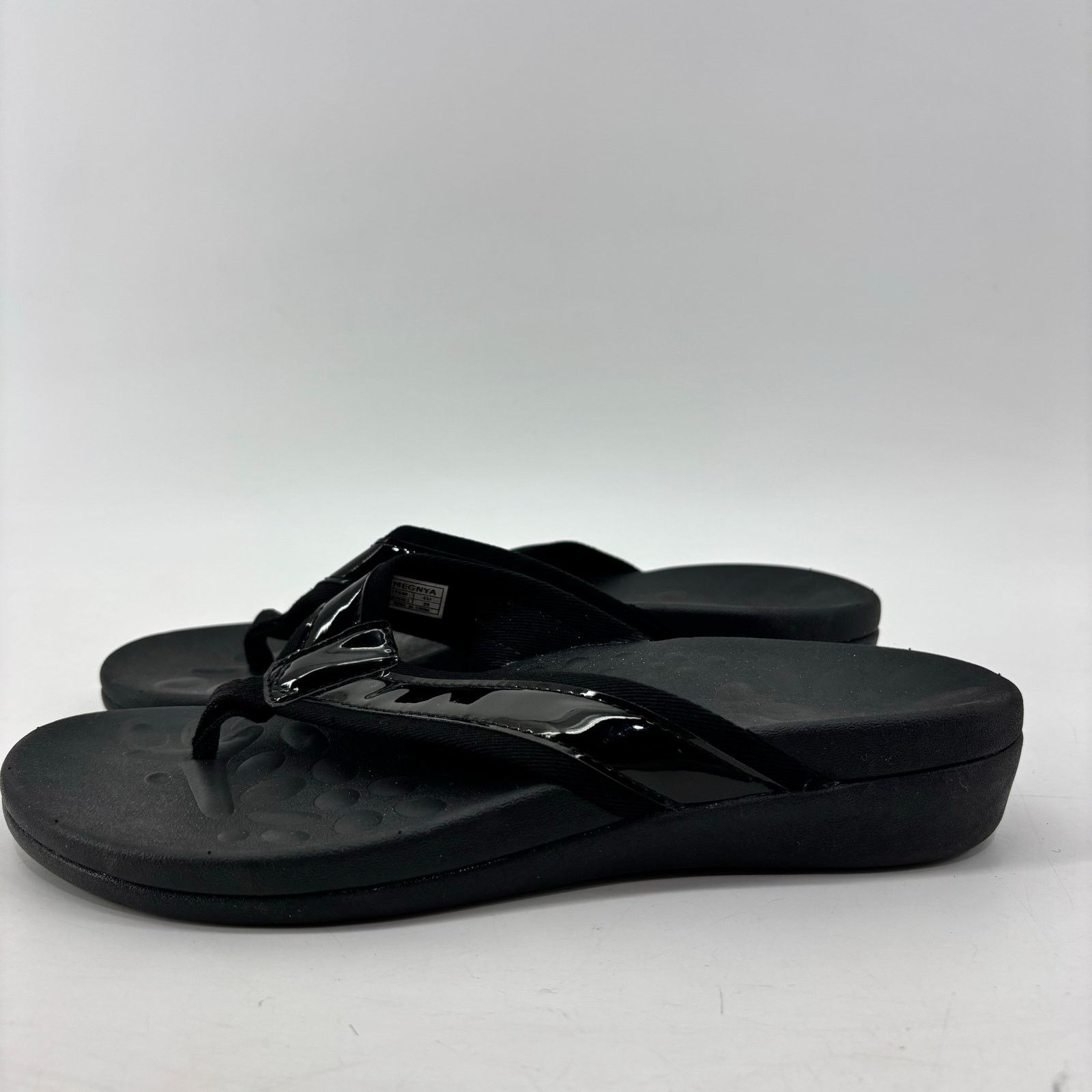Other Megnya Black Sz 8.5 Flip Flop Thong Sandals Confort Beach Size US 8.5 / IT 38.5 - 10 Thumbnail