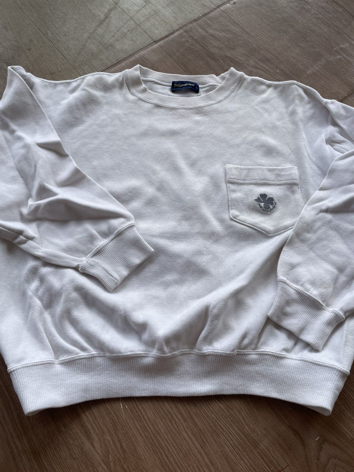 Yves saint laurent pocket sweatshirt