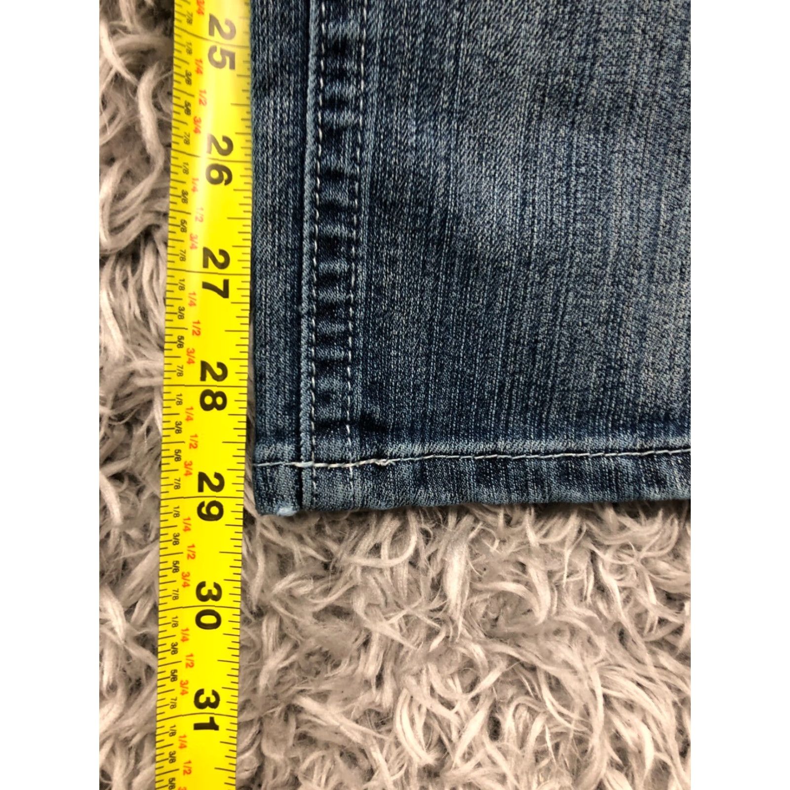 Vintage VIGOSS Jeans Skinny 5/6 Juniors Womens Blue Medium Wash Jeans Size 27" / US 4 / IT 40 - 3 Thumbnail