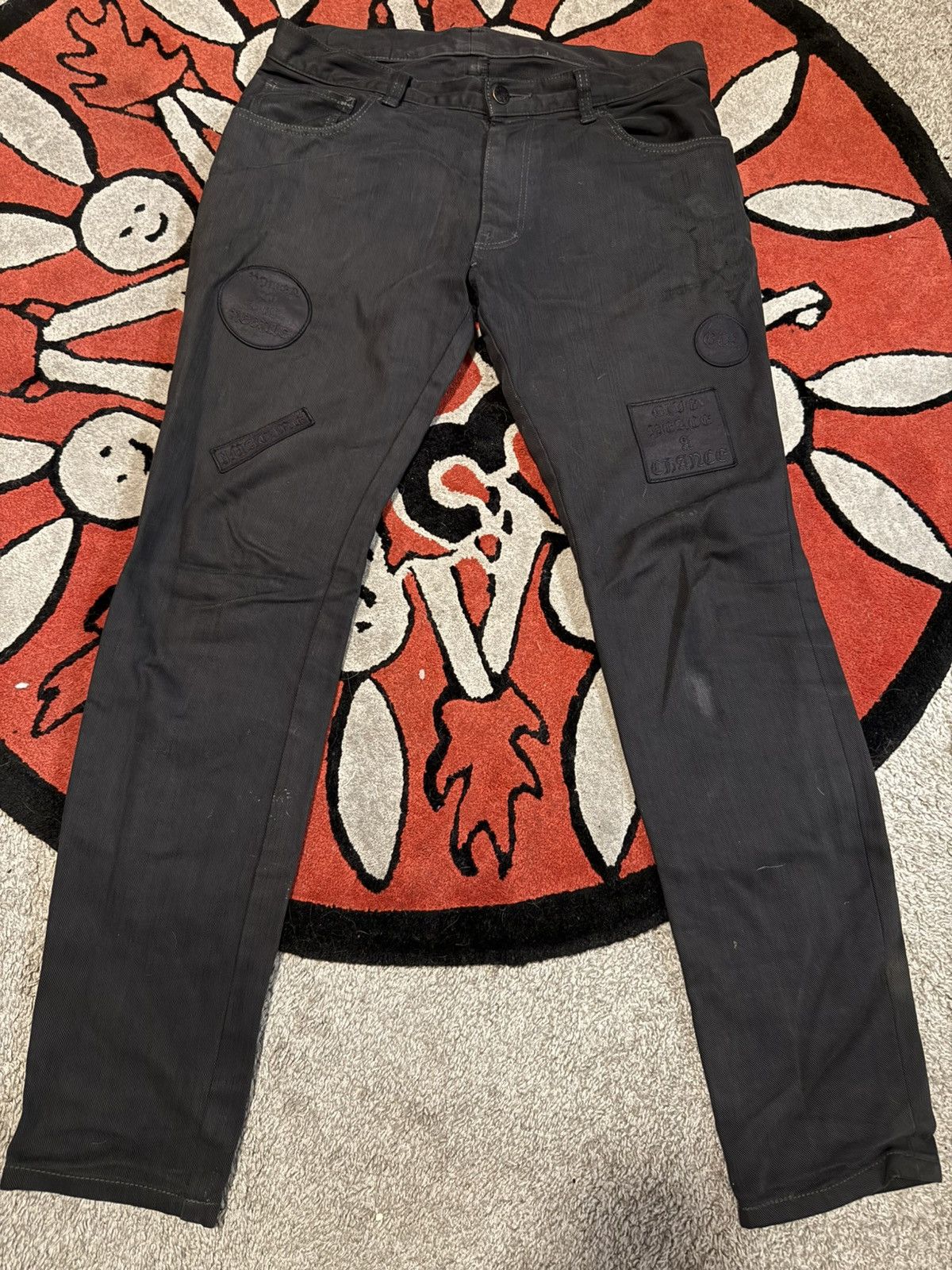 Number (N)ine Number (N)ine “Give Peace a Chance” Jeans Size US 30 / EU 46 - 1 Thumbnail