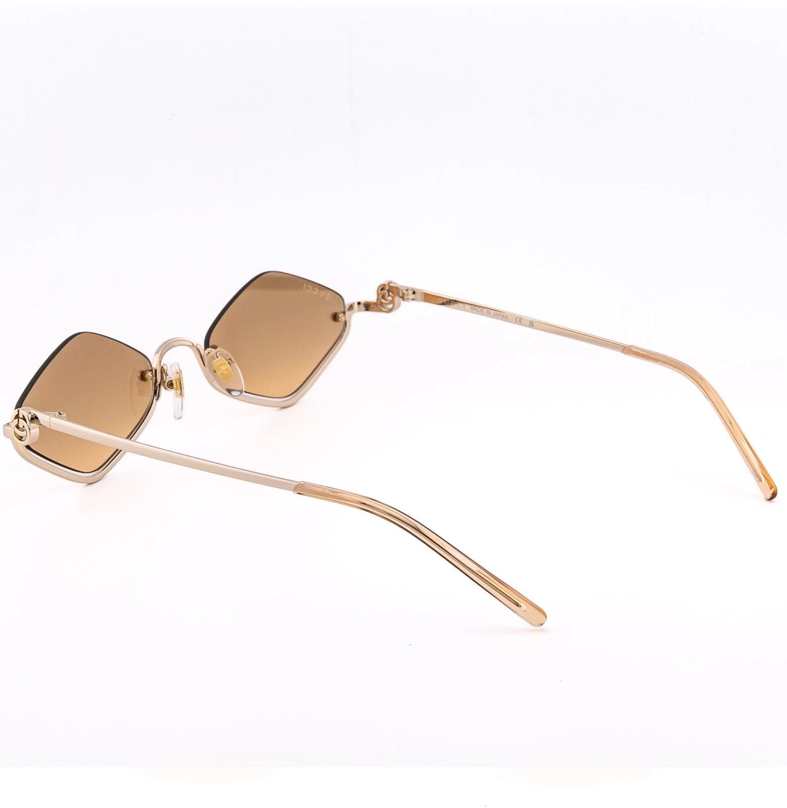 Gucci GUCCI GG1604S 1604 Gold Orange Mirror 003 Narrow Metal Size ONE SIZE - 3 Thumbnail