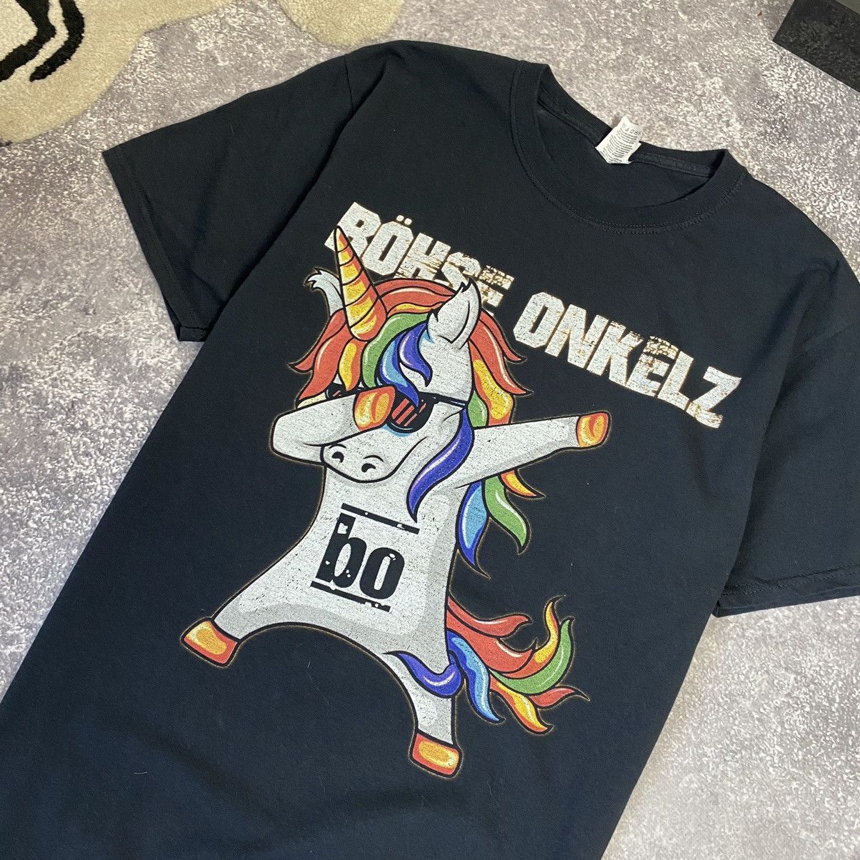 Band Tees Vintage Bohze Onkelz Big Logo Rock Band rare tee Size US M / EU 48-50 / 2 - 2 Thumbnail