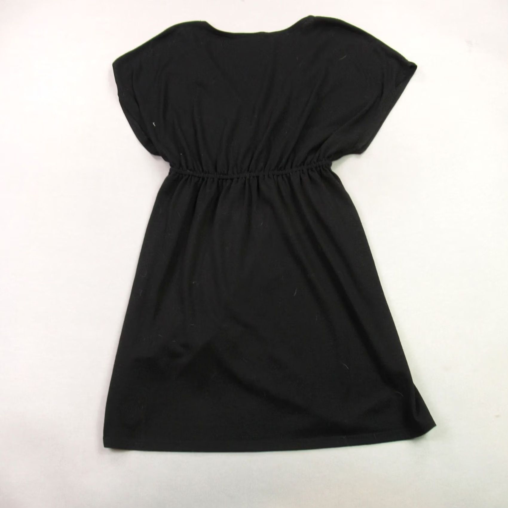 boat neck mini dress black The Great for any cup pair:georgia-rounded-rectangular-earrings-gold Banyan Waterfall Black 5PC Size:8-S