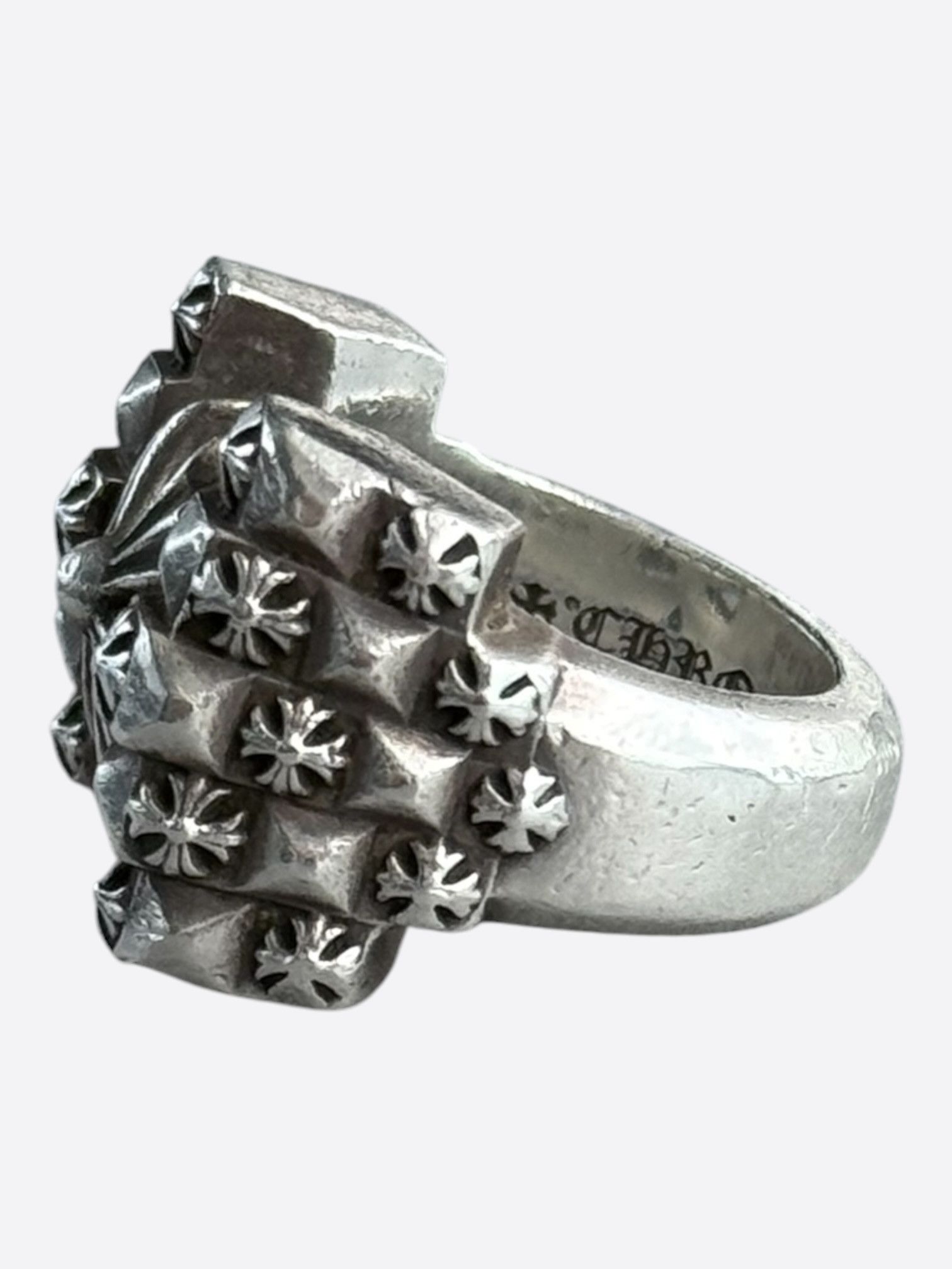 Chrome Hearts Chrome Hearts Silver Deco Plus Ring Size ONE SIZE - 6 Thumbnail