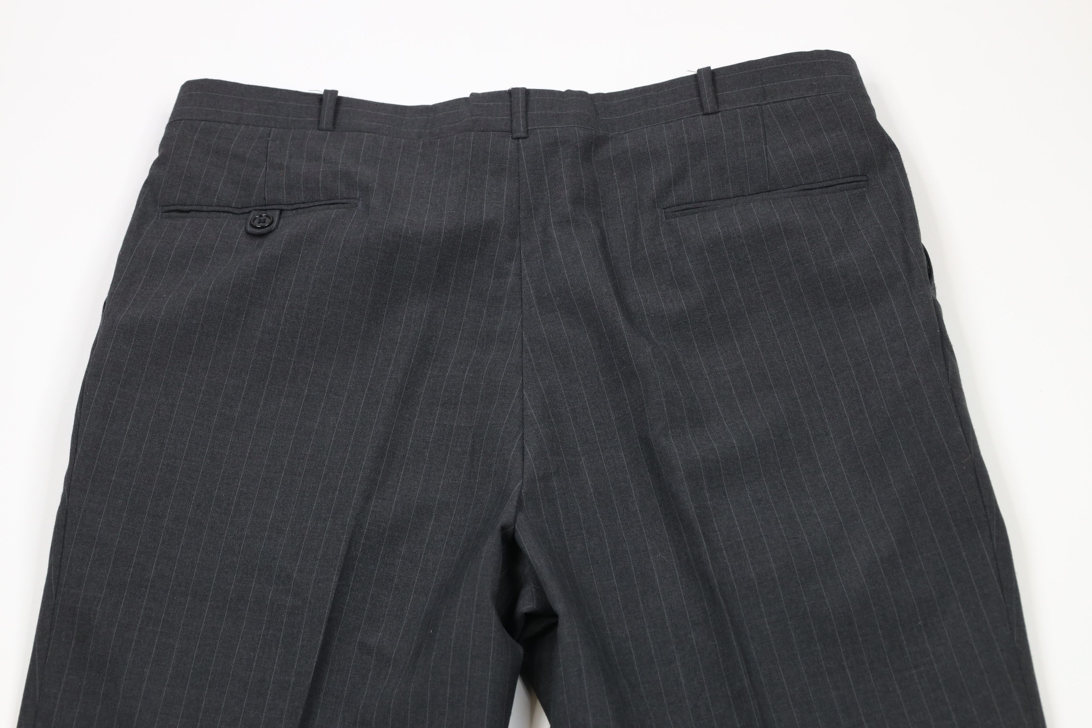 Vintage Vintage 70s Streetwear Pinstriped Bell Bottoms Chino Pants Size US 40 / EU 56 - 10 Thumbnail