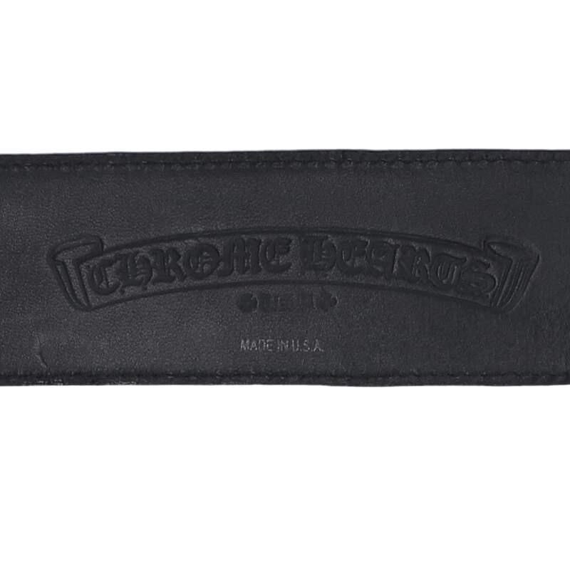 Chrome Hearts 30inch Chrome Hearts Classic Filigree Buckle Leather Belt Size ONE SIZE - 3 Thumbnail