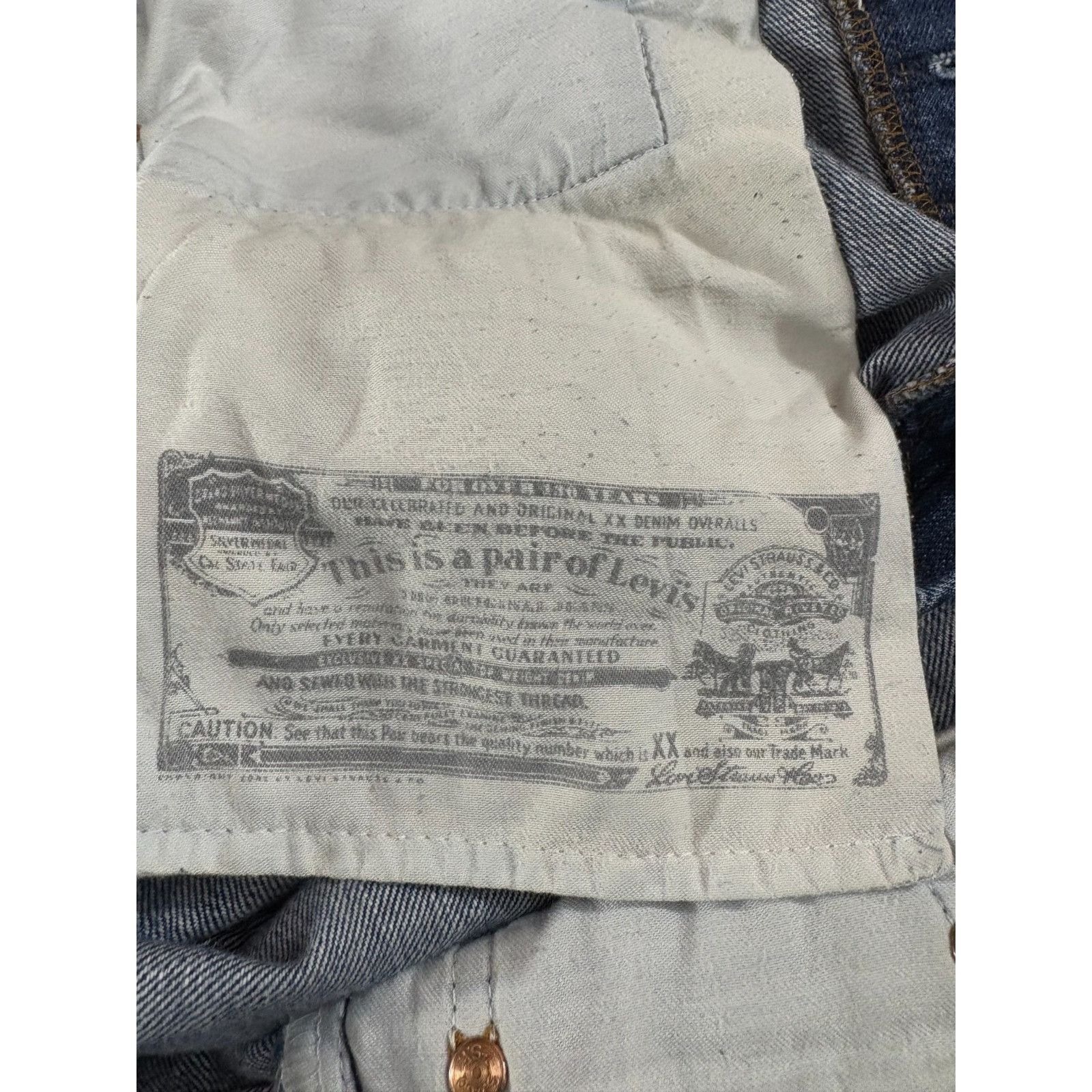 Kentucky Boy Tyler Kentucky Boy Tyler up cycled levis jeans size 32 32 Size US 32 / EU 48 - 3 Thumbnail