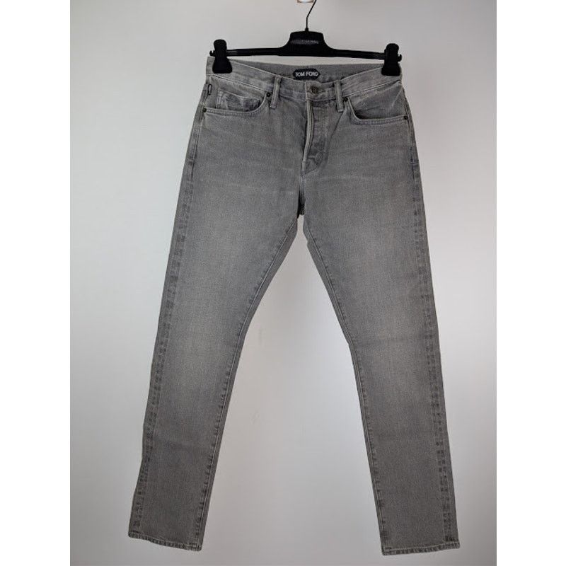 Tom Ford o1rshd1 Slim-Fit Denim Jeans in Grey Size US 32 / EU 48 - 10 Thumbnail