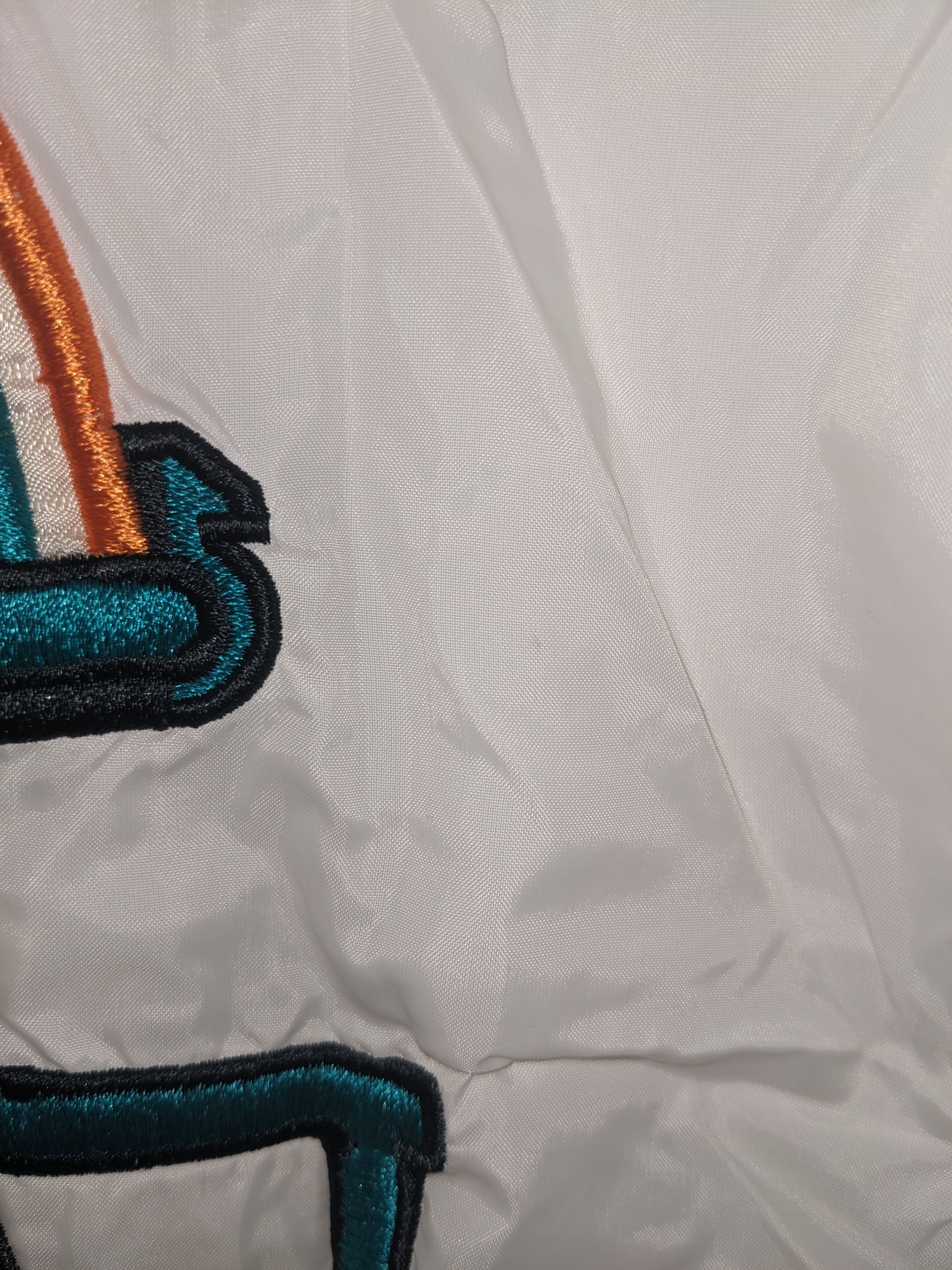 NFL × Vintage Vintage 80s Miami Dolphins NFL Football Half Zip Windbreaker Size US L / EU 52-54 / 3 - 4 Thumbnail