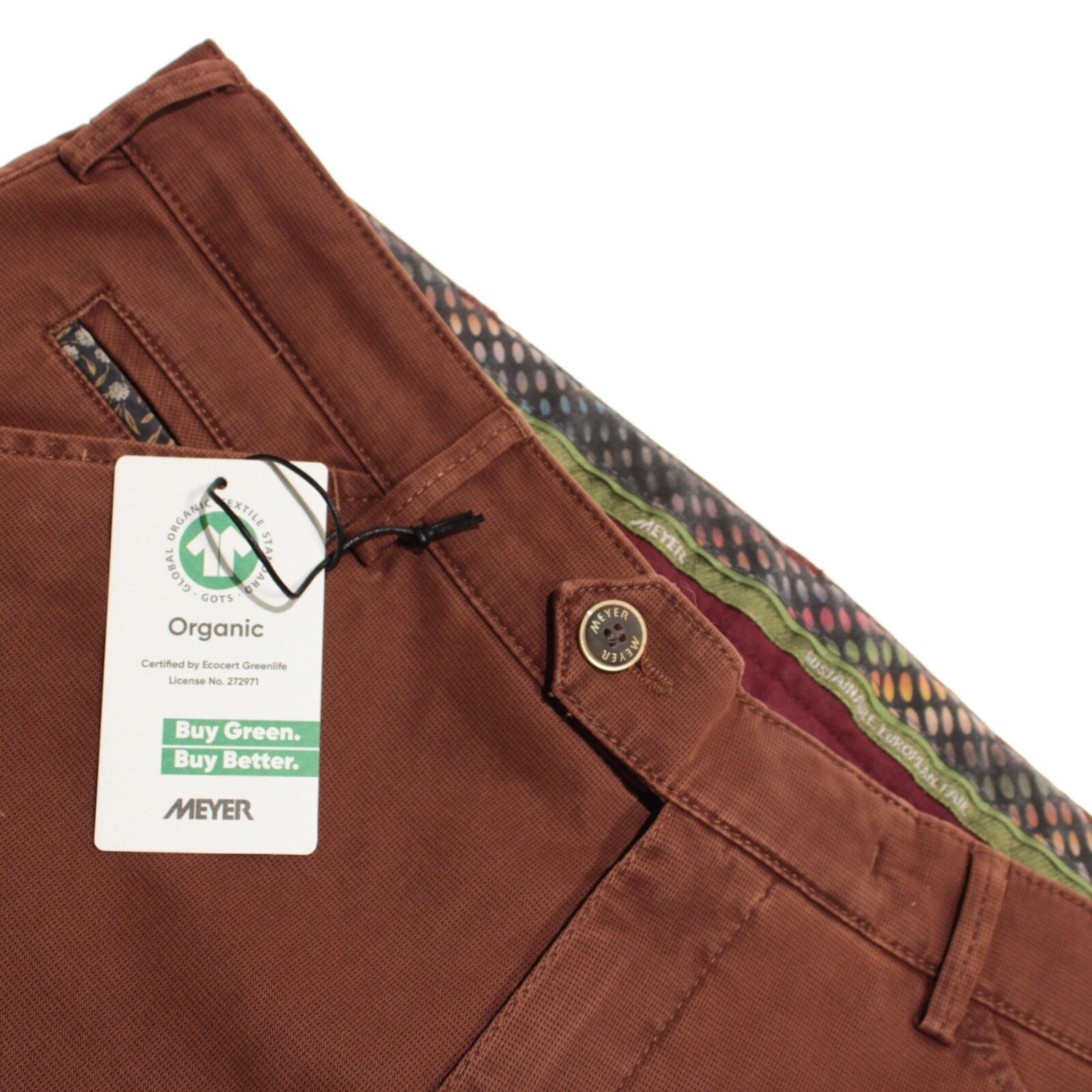 Other Meyer New with tags Chino Size 34 US In Brown Size US 34 / EU 50 - 1 Thumbnail