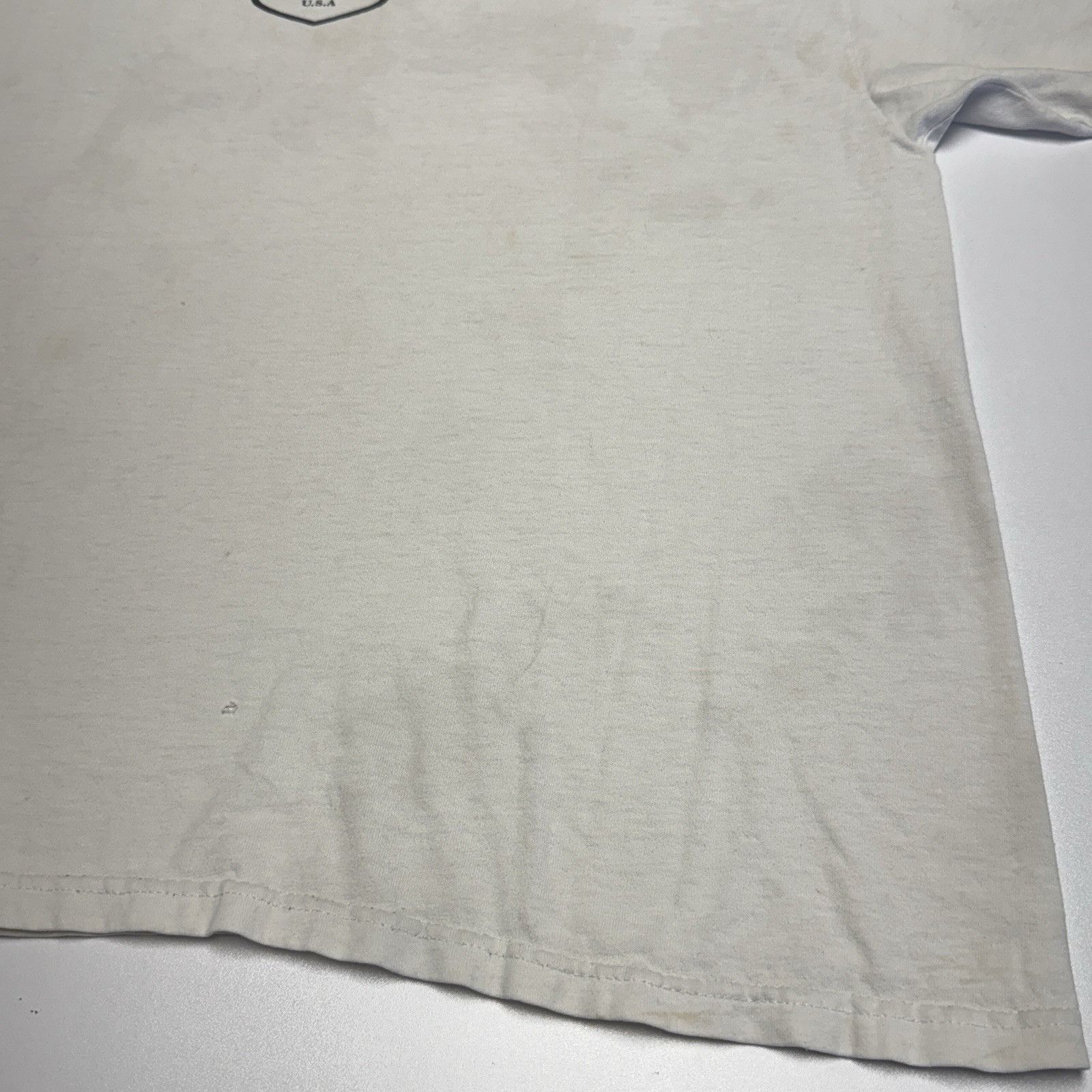 Vintage Vintage Saxon Motorcycle T Shirt Mens XL White Short Sleeve Size US XL / EU 56 / 4 - 8 Thumbnail
