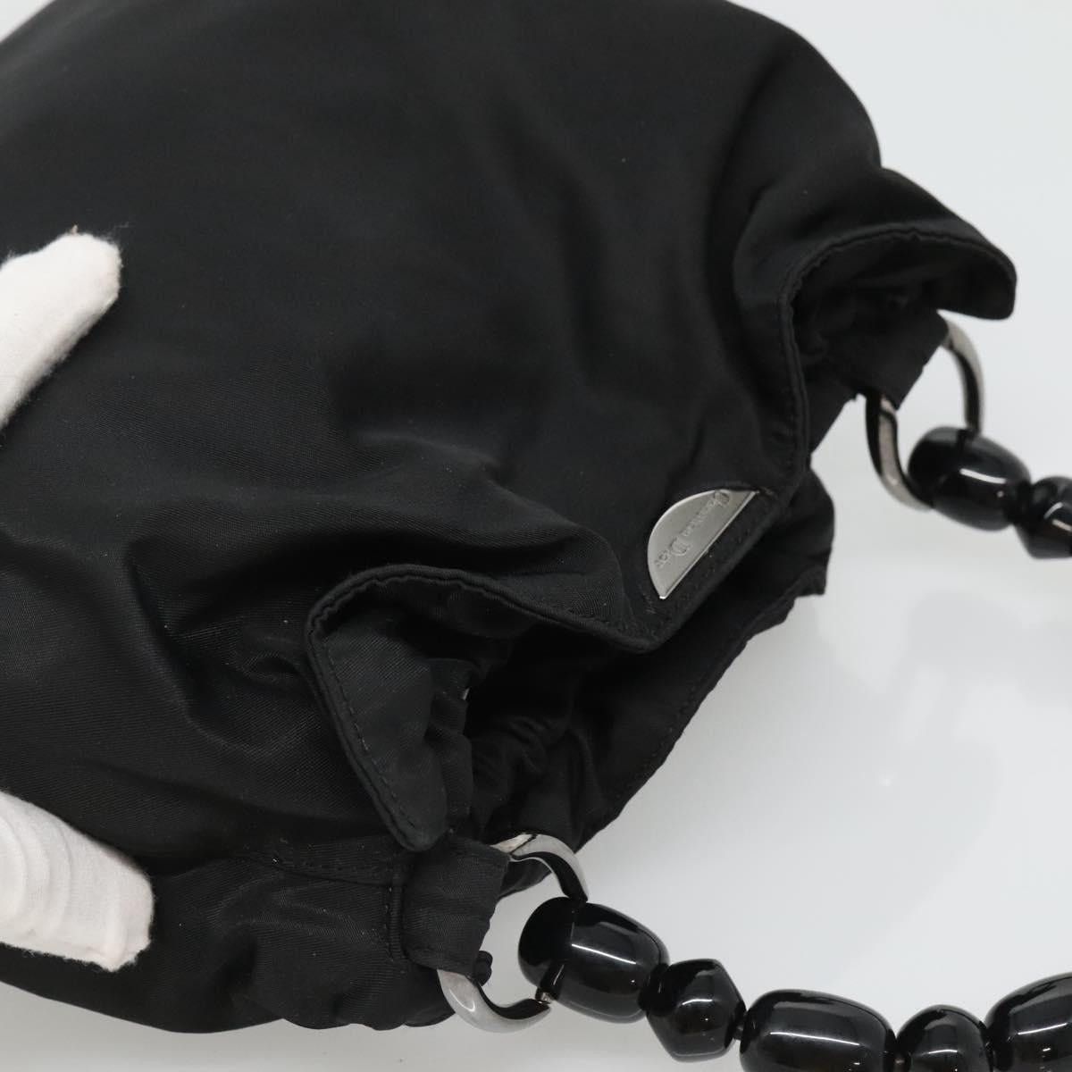 Dior DIOR Maris Pearl Shoulder Bag Nylon Black Silver Size ONE SIZE - 6 Thumbnail