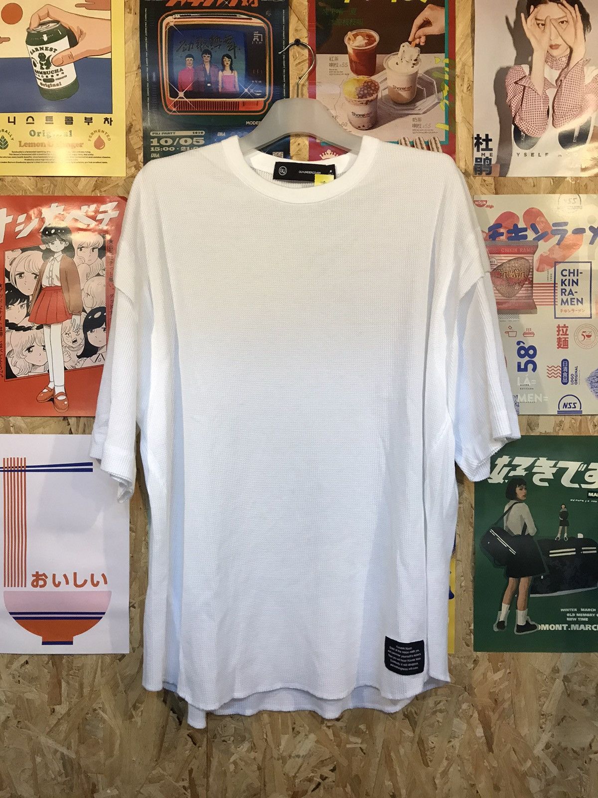 GU × Japanese Brand × Undercover Gu X Undercover White Thermal Tee Shirt Size US M / EU 48-50 / 2 - 1 Thumbnail