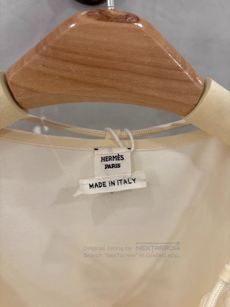 Hermes Hermes 22 Silk Seven-Quarter Sleeve Wide Dress Size XS / US 0-2 / IT 36-38 - 5 Thumbnail
