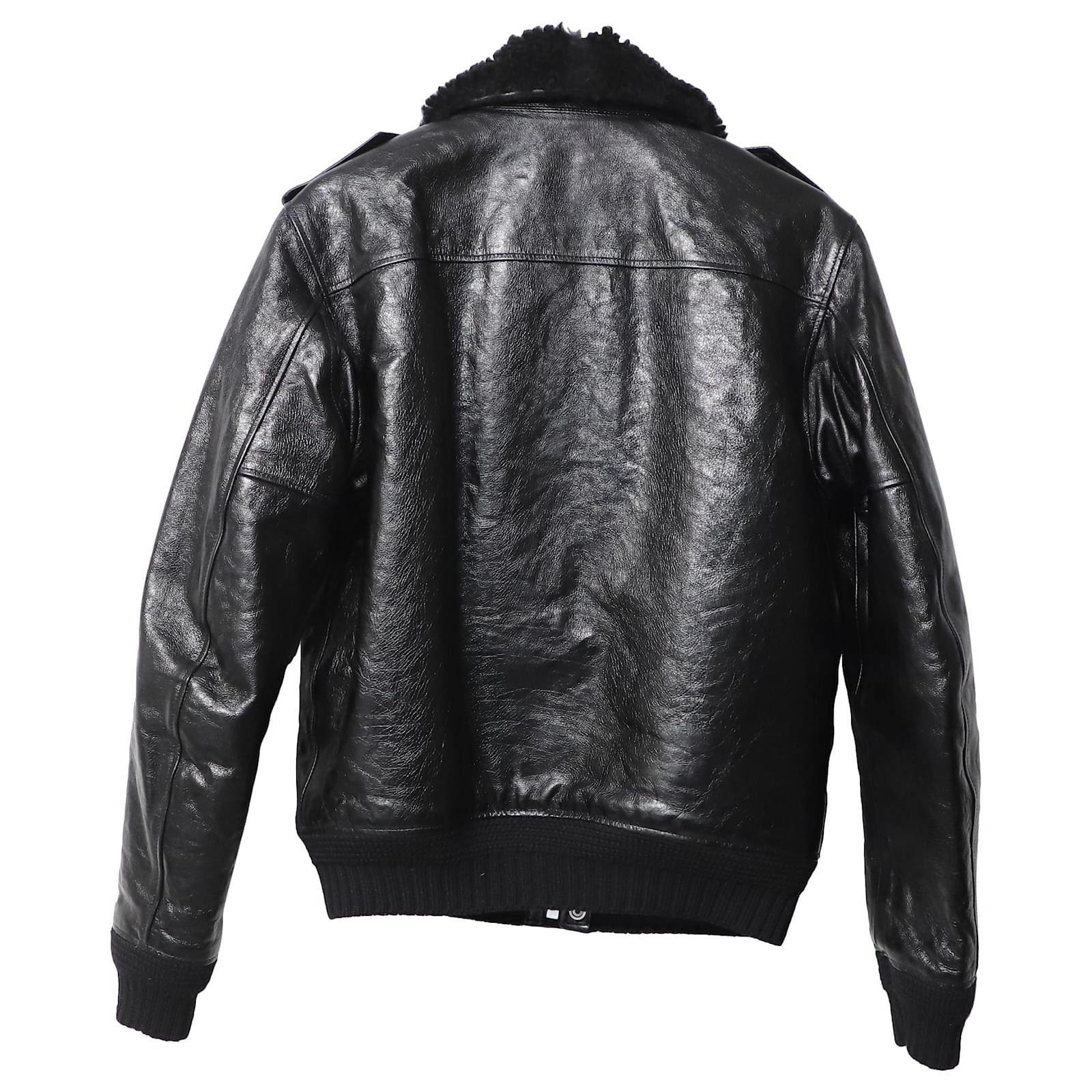 Saint Laurent Paris o1bcso1str0924 Bomber jacket in Black Size US XS / EU 42 / 0 - 2 Thumbnail