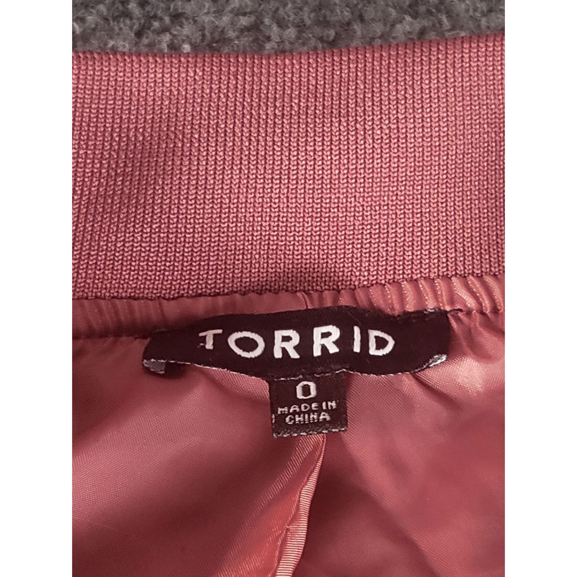 Torrid Torrid Embroidered Satin Bomber Jacket Rose Pink Full Zip Si Size XL / US 12-14 / IT 48-50 - 5 Thumbnail