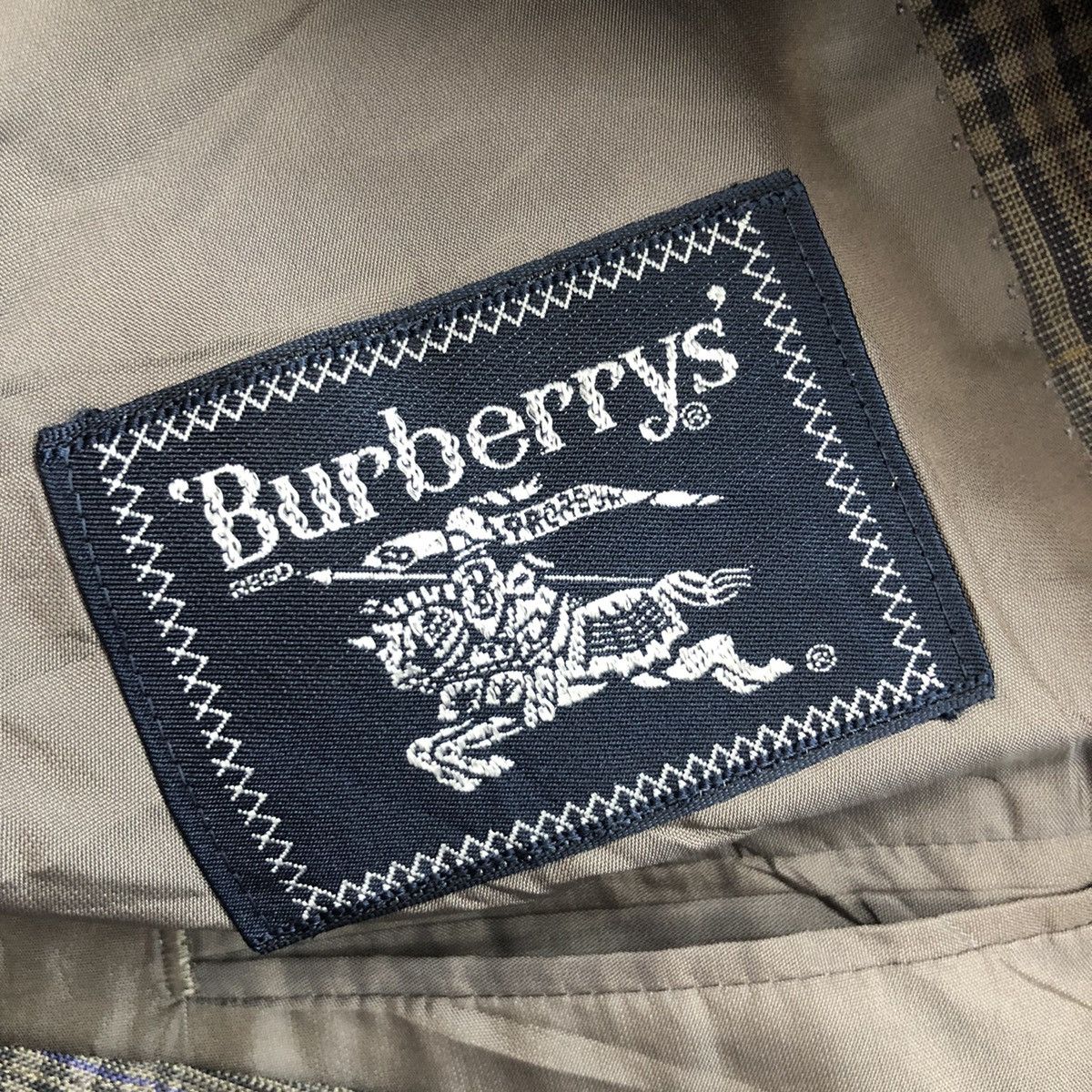 Burberry Vintage 90s BURBERRYS’ Blazer Novacheck Size 44R - 4 Thumbnail