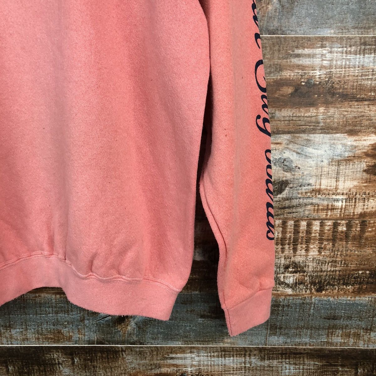 Japanese Brand × Vintage Vintage Sweatshirt Bear Surf Boards Pink #978 Size US M / EU 48-50 / 2 - 8 Thumbnail