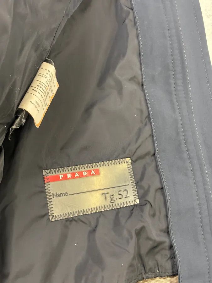 Prada AW2008 Prada Navy Nylon Long Jacket Size US L / EU 52-54 / 3 - 9 Thumbnail