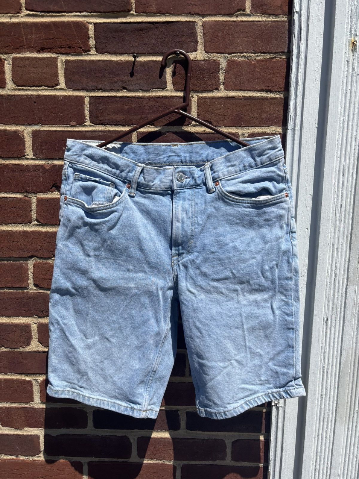 Designer × Vintage Blue Denim Jorts Size US 32 / EU 48 - 1 Thumbnail