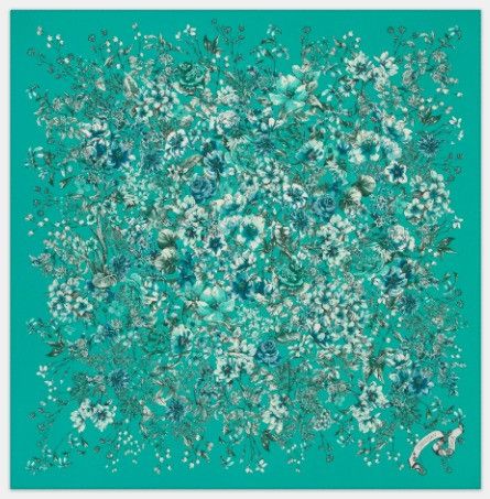 Dior o1w1db11024 Size: OS / D-Floral 90 Square Scarf Size ONE SIZE - 2 Thumbnail