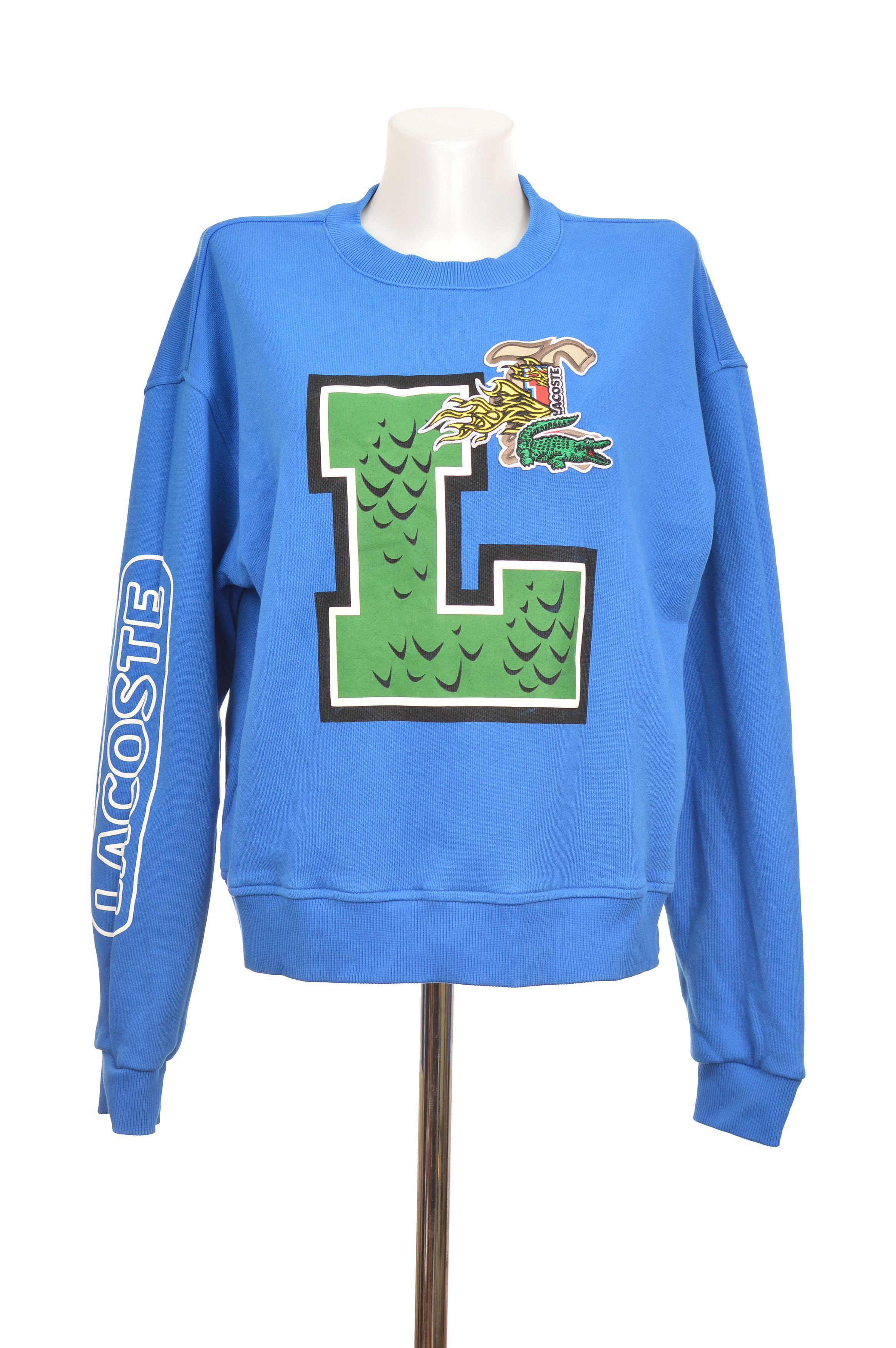 Lacoste Lacoste Women's Oversized Print Branded Sweatshirt Size M / US 6-8 / IT 42-44 - 1 Thumbnail