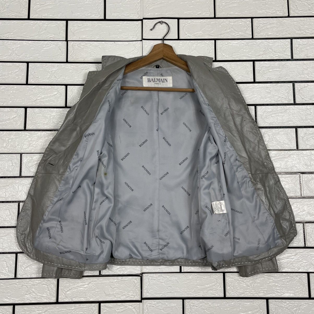 Balmain Balmain Women Leather Jacket Size S / US 4 / IT 40 - 11 Thumbnail