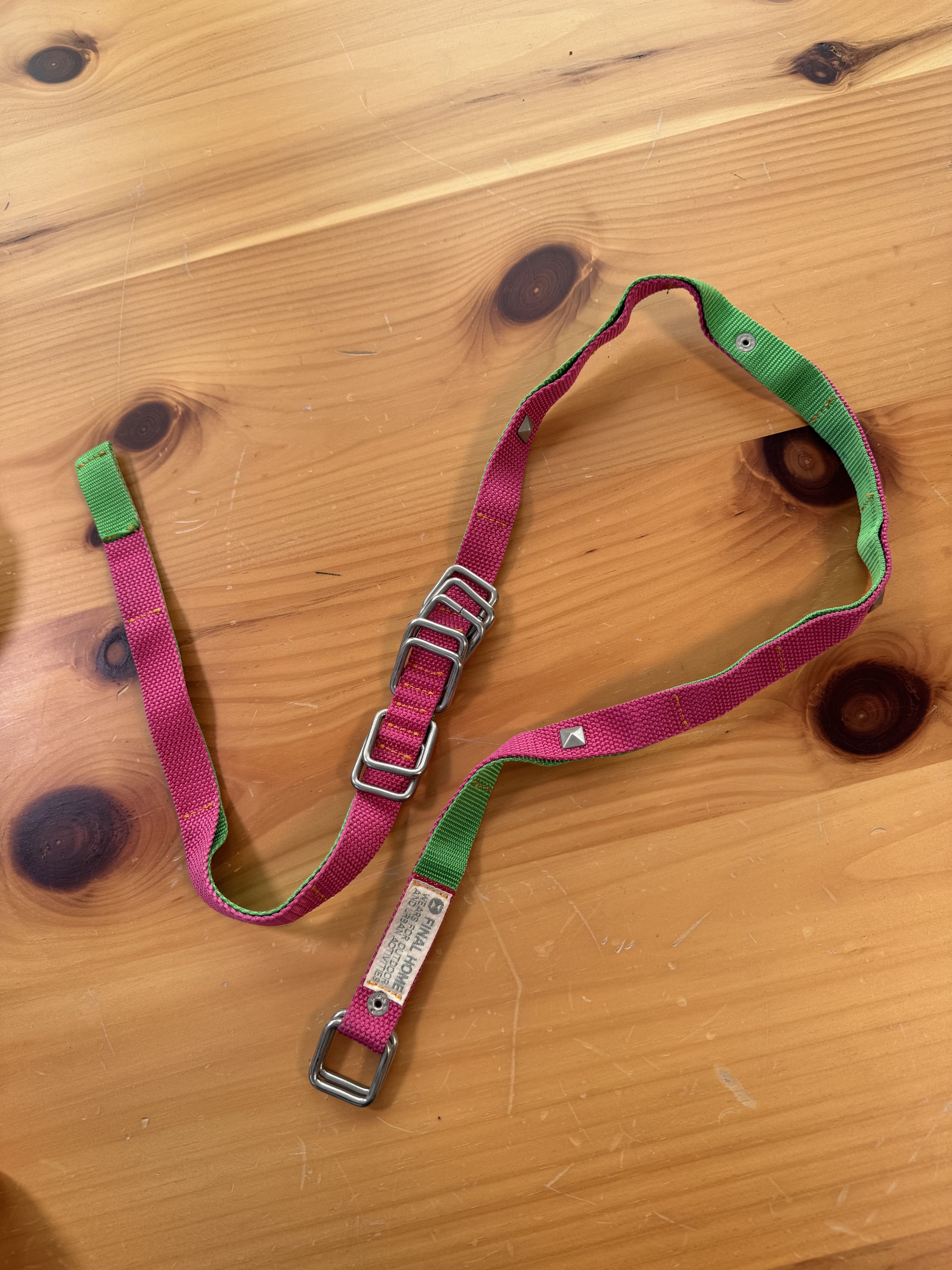 Final Home 2000's Rare Final Home Reversible Belt Size ONE SIZE - 1 Thumbnail