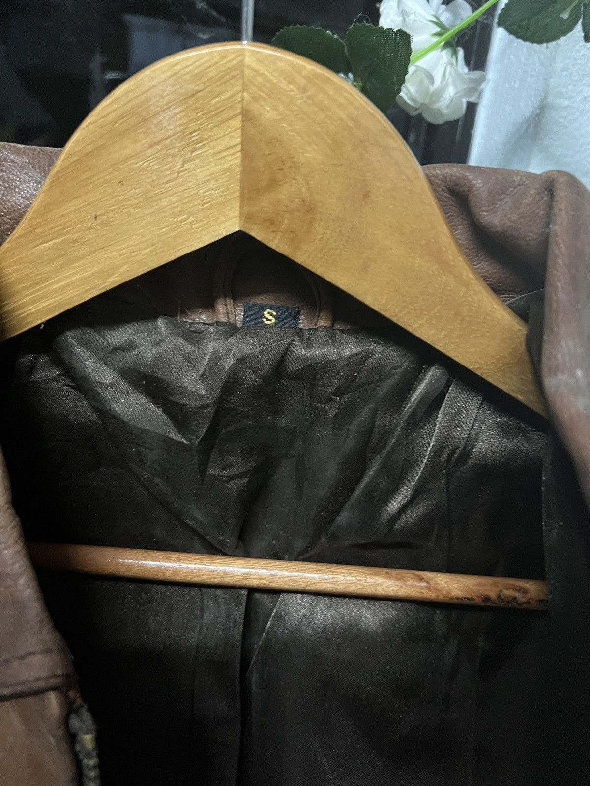 Leather × Vintage Vintage Leather Jacket Size US S / EU 44-46 / 1 - 7 Thumbnail