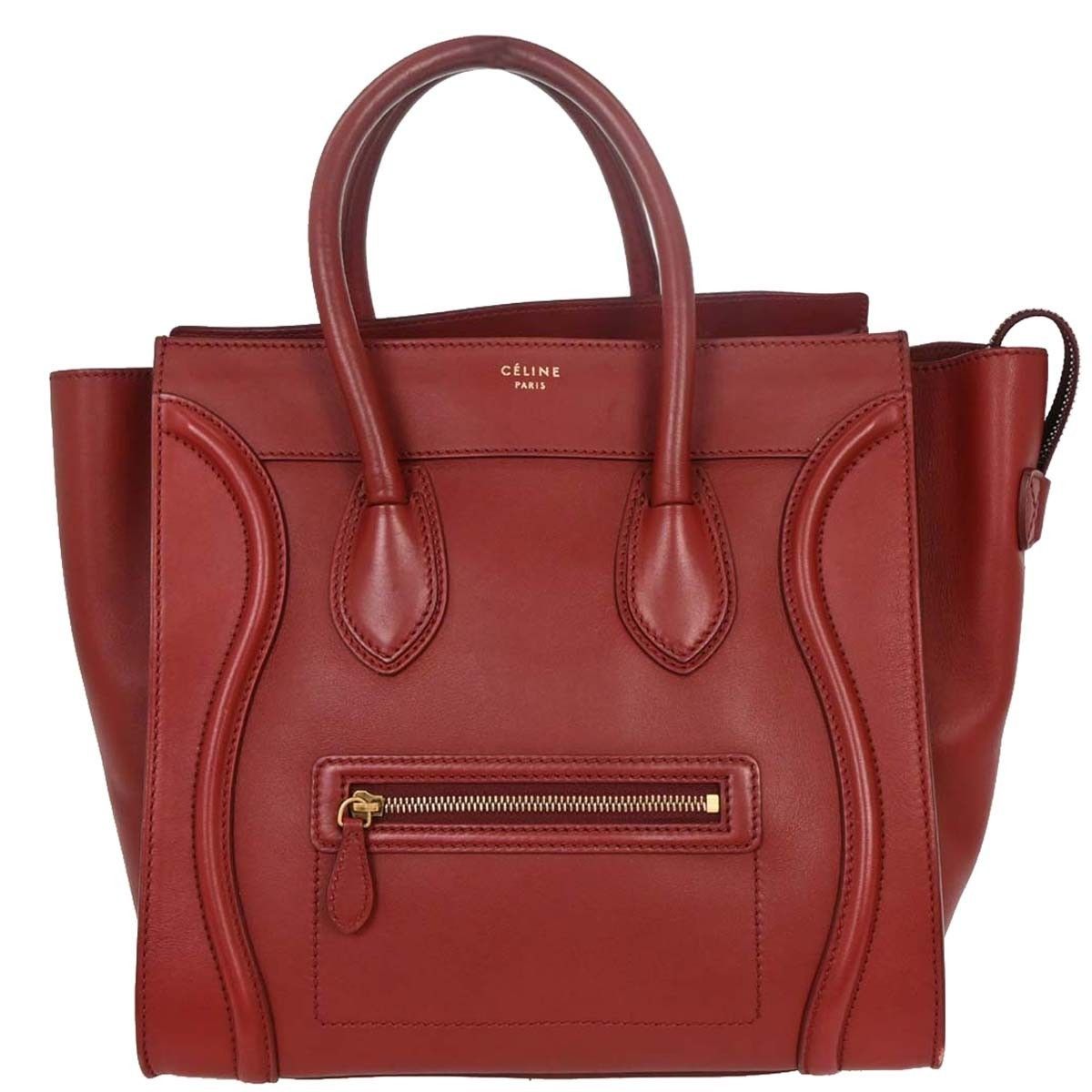 Celine Celine Luggage Bag Smooth Leather Size ONE SIZE - 1 Thumbnail