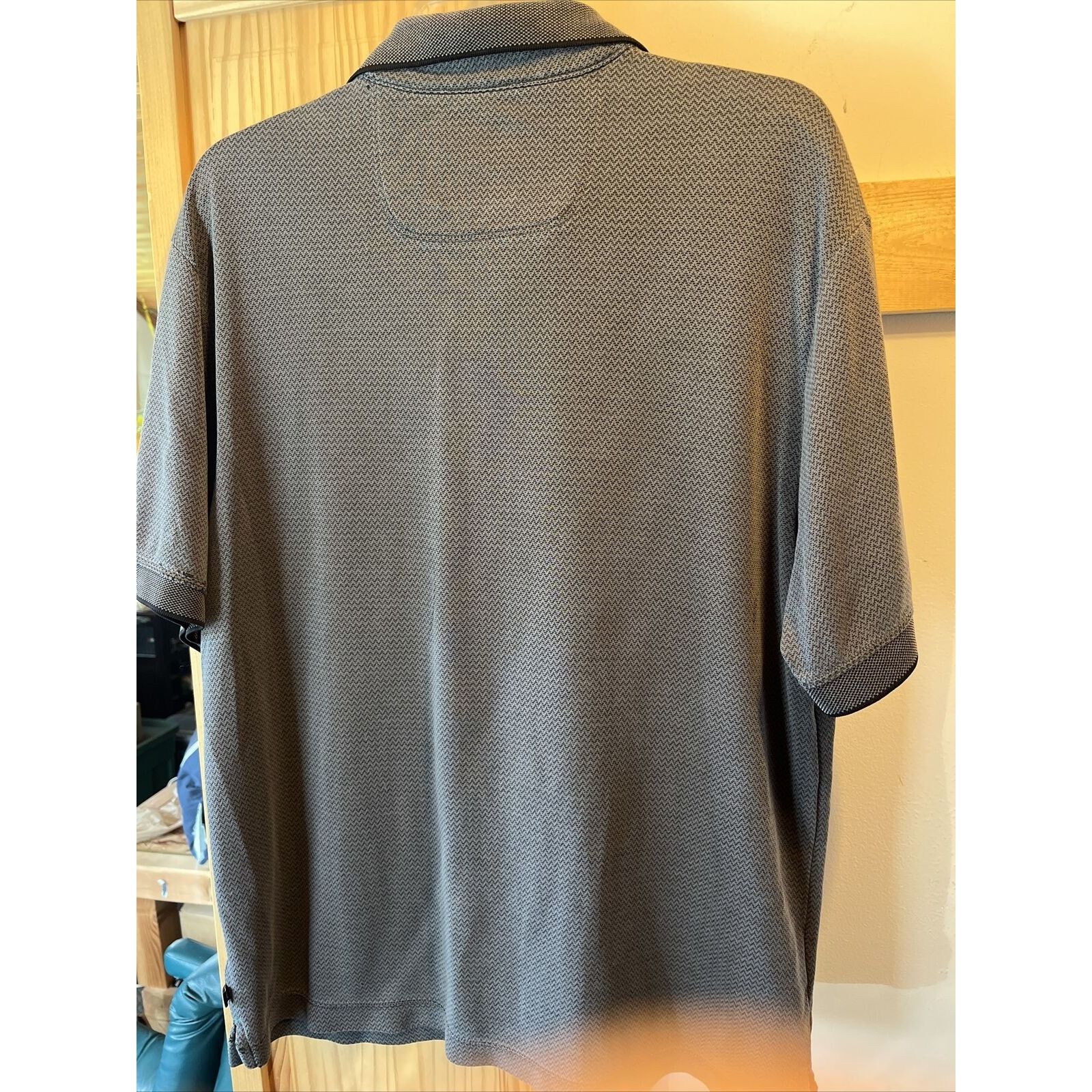 Tommy Bahama Tommy Bahama Men’s Large Gray Modal Blend button Polo Shirt Size US L / EU 52-54 / 3 - 12 Thumbnail