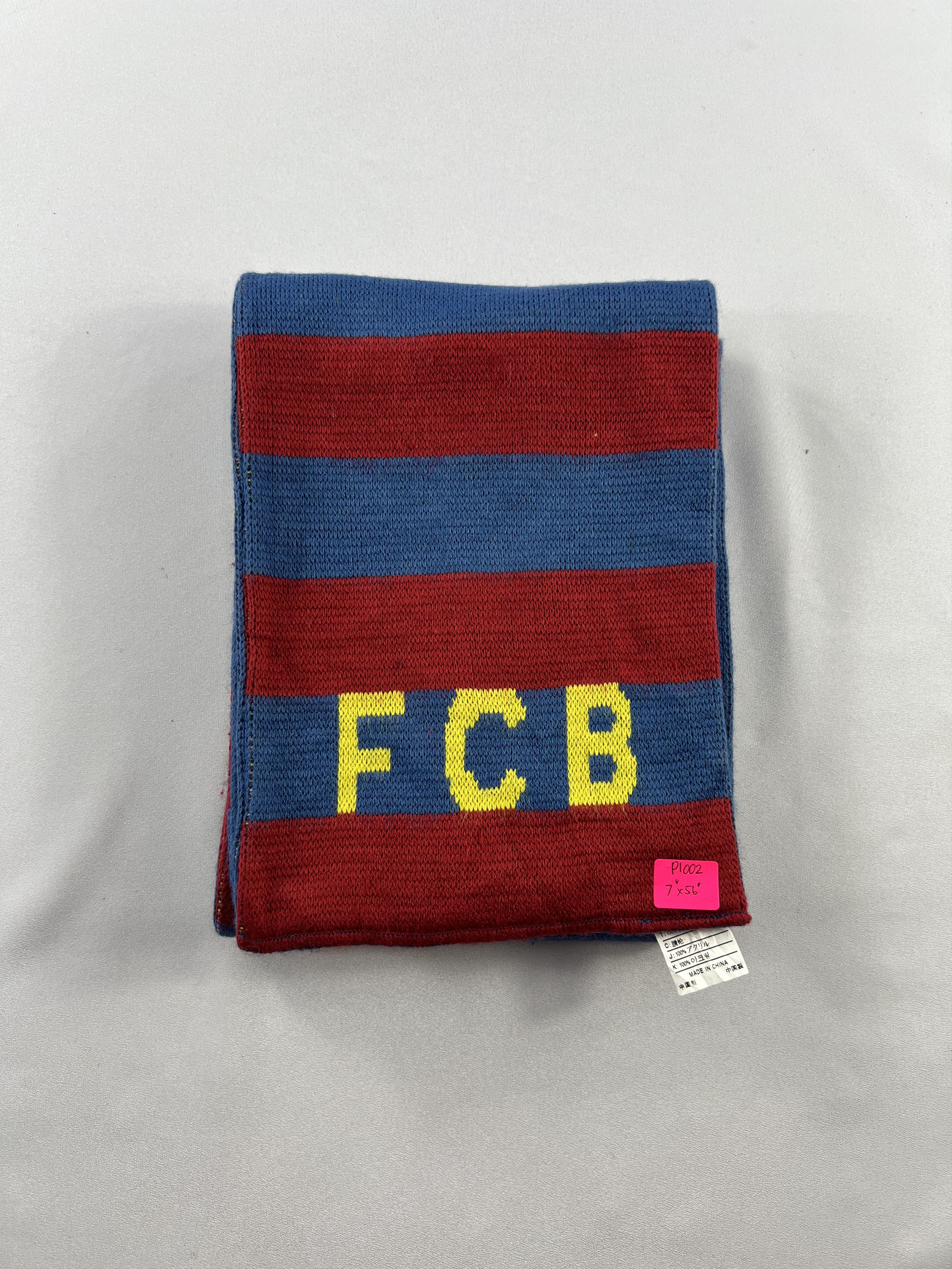 Vintage F. C. Barcelona Scarf / Muffler / Neckwear P1002 Size ONE SIZE - 6 Thumbnail