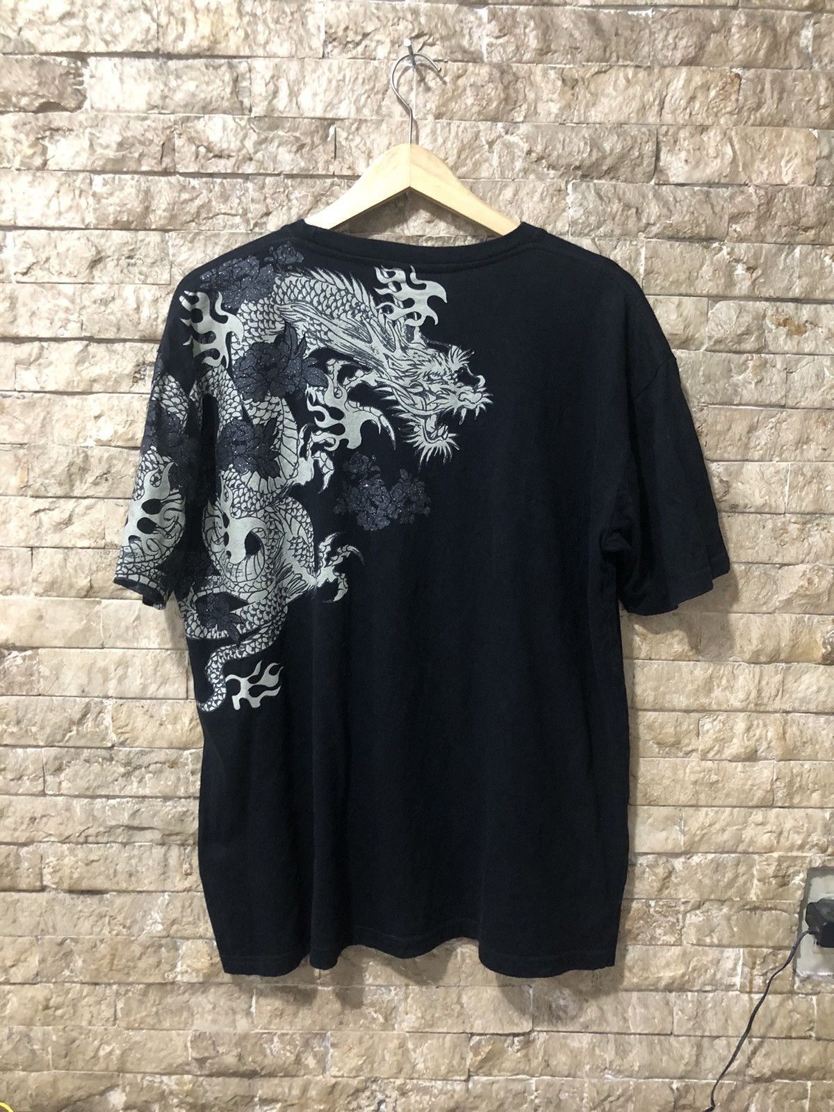 Japanese Brand Sukajan Dragon T shirt Size US XL / EU 56 / 4 - 4 Thumbnail