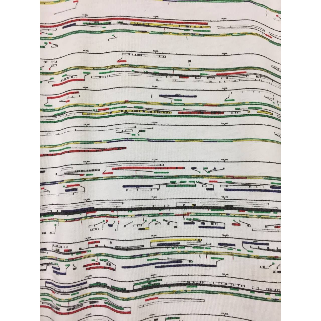 Arts & Science Science Abstract Data Chart Pattern All Over Print Tee Size US L / EU 52-54 / 3 - 4 Thumbnail