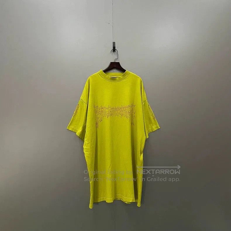 Balenciaga Balenciaga Flame Letter Short Sleeve. Size US M / EU 48-50 / 2 - 1 Thumbnail