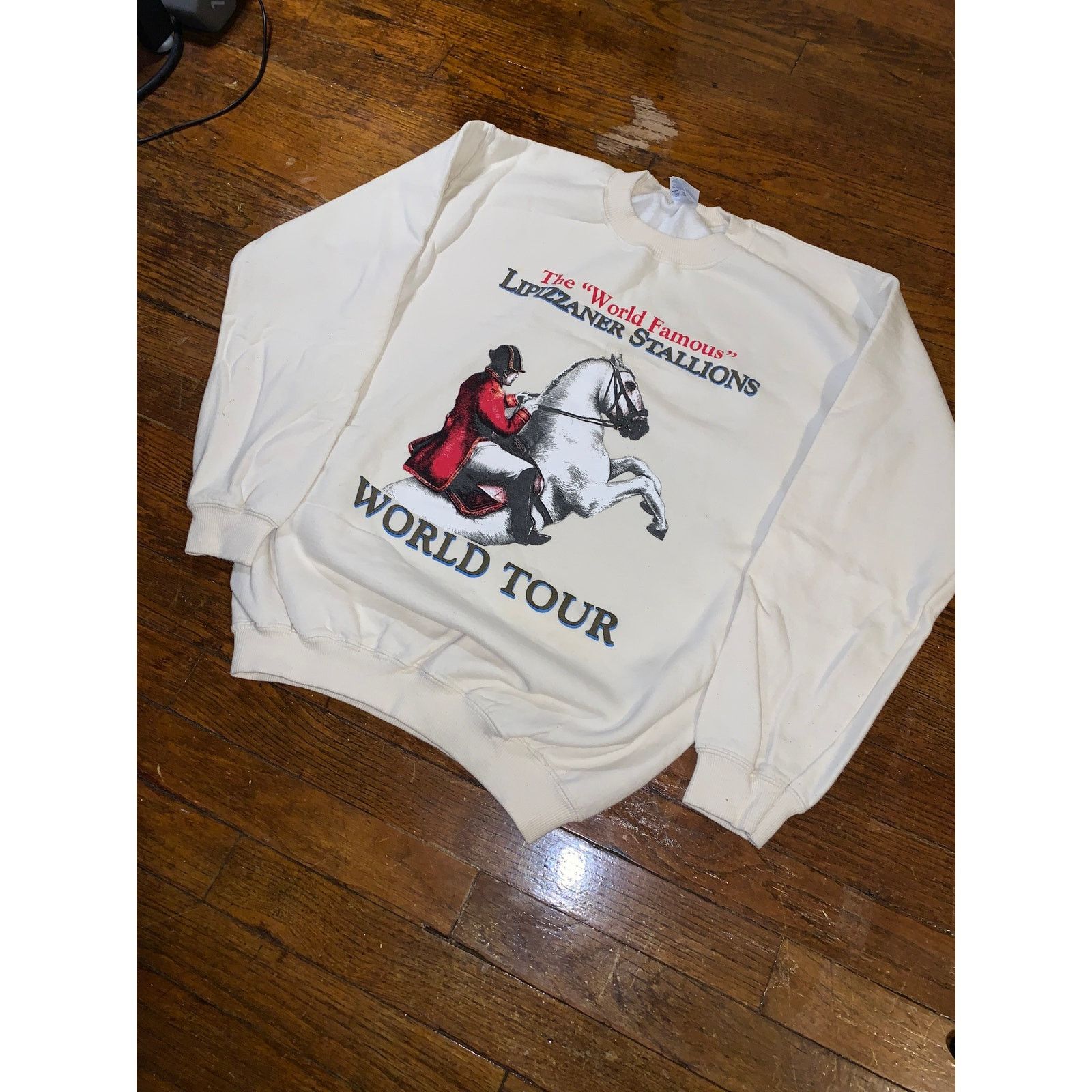 Gildan × Other × Vintage Lipizzaner Stallions World Tour Sweatshirt S Horse Crewneck Size US S / EU 44-46 / 1 - 6 Thumbnail