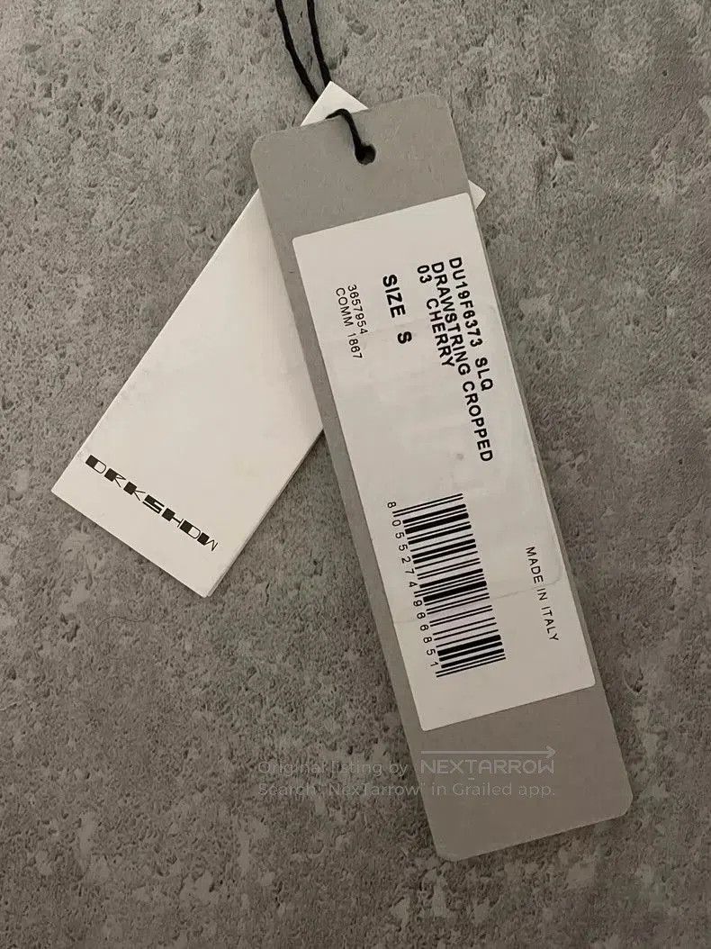 Rick Owens Rick Owens Coated Waxed Trousers in Burgundy. Size US 36 / EU 52 - 7 Thumbnail