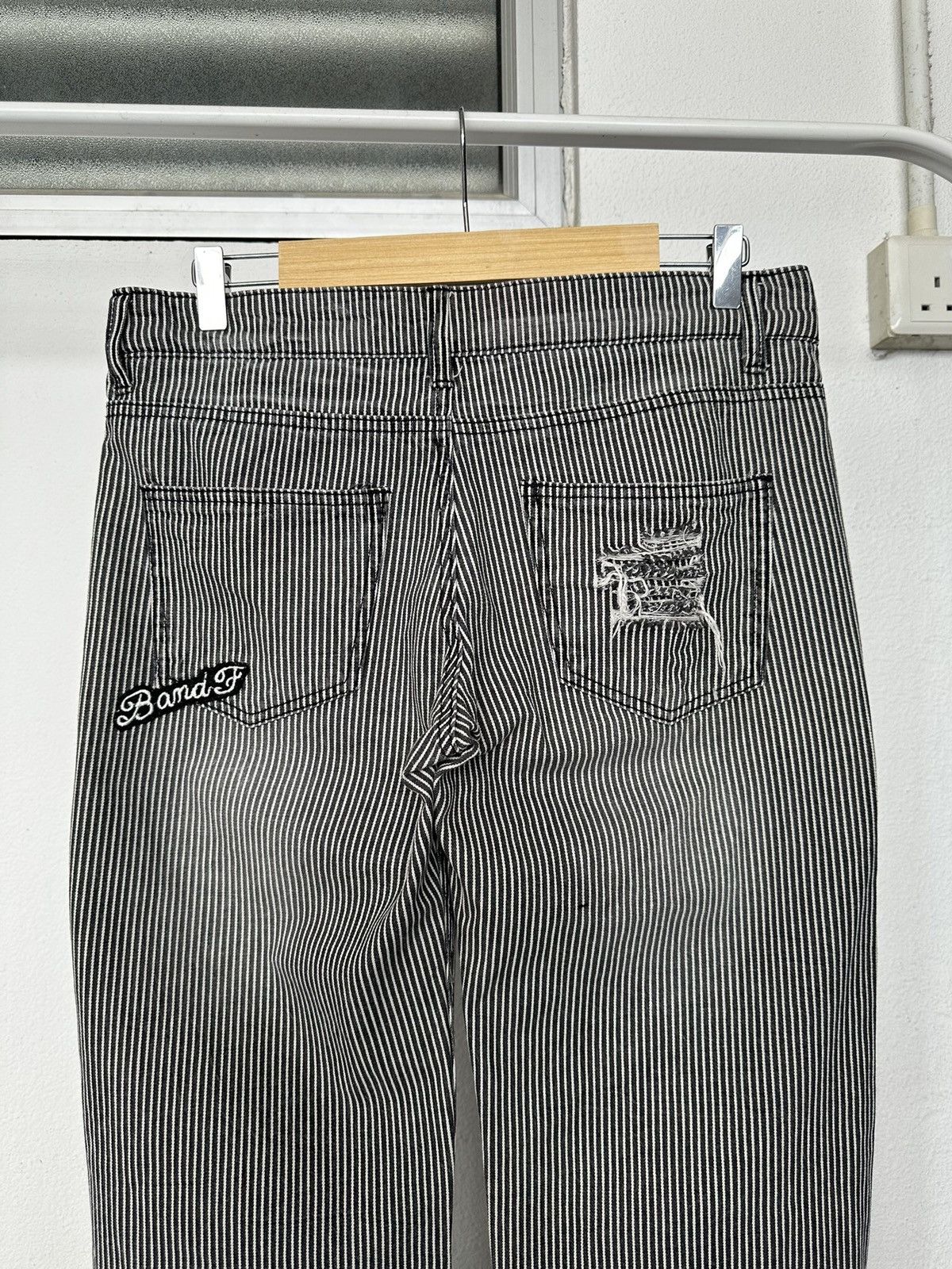 Japanese Brand [32/40] 00s Back & Forth boro wabash stripe jeans Size US 32 / EU 48 - 14 Thumbnail