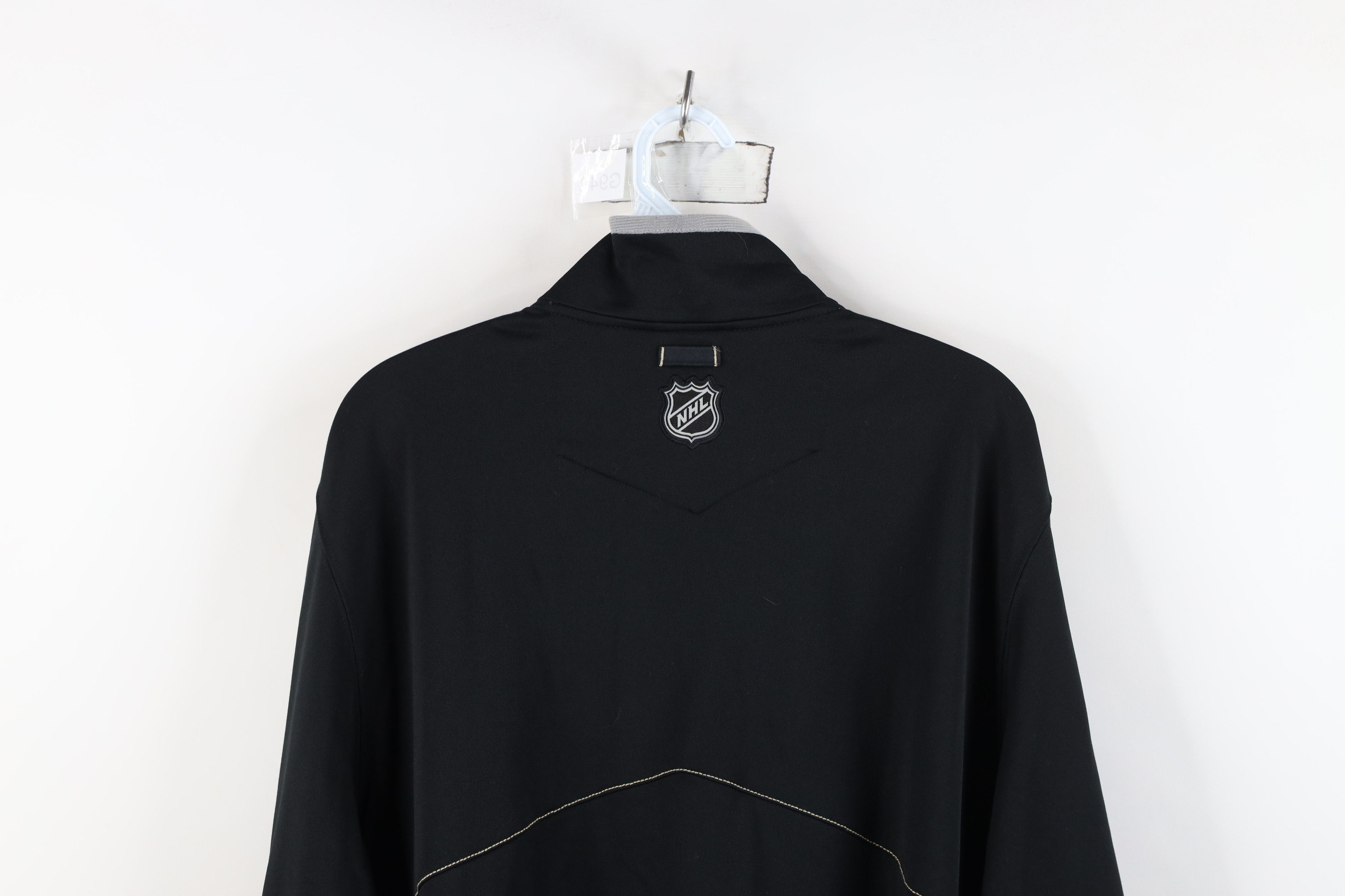 Reebok Reebok Center Ice Penguins Hockey Full Zip Jacket Black Size US L / EU 52-54 / 3 - 15 Thumbnail