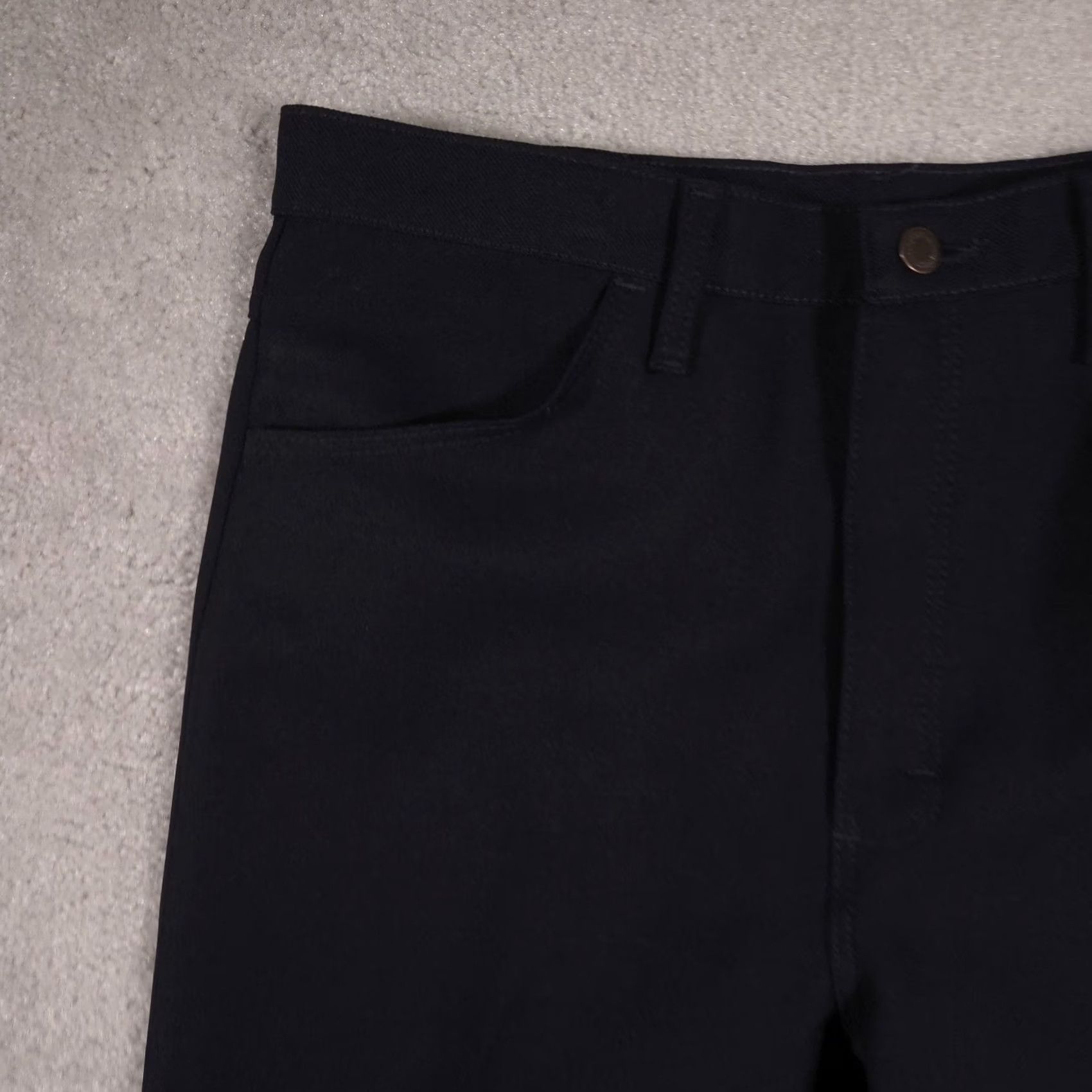 Wrangler VINTAGE Wrangler Pants Mens Navy Blue Straight Slacks 34x30 Classic Fit Size US 34 / EU 50 - 4 Thumbnail