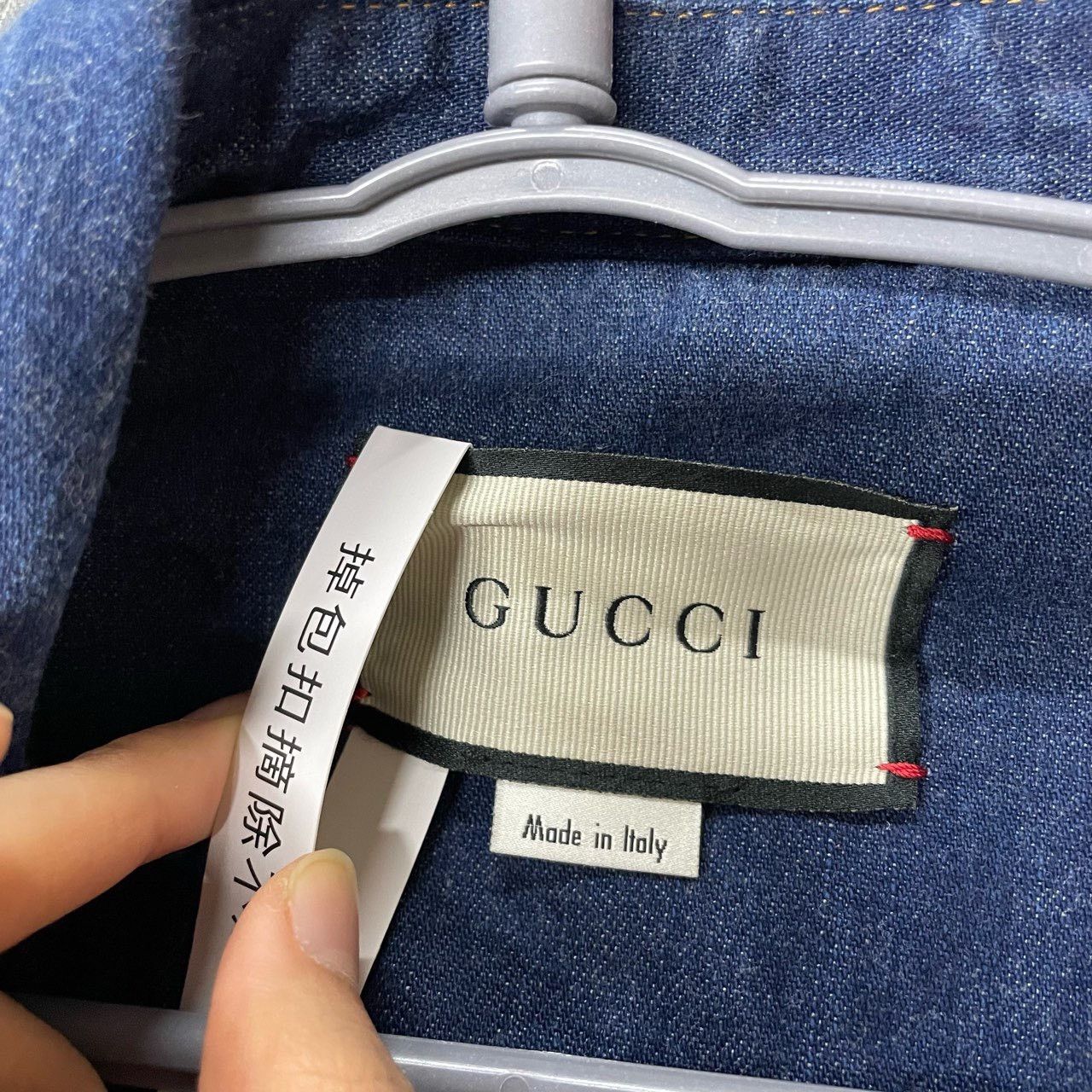 Gucci Gucci Size 38 Denim vintage logo shirt 2501-Nextarrow Size US XXS / EU 40 - 3 Thumbnail