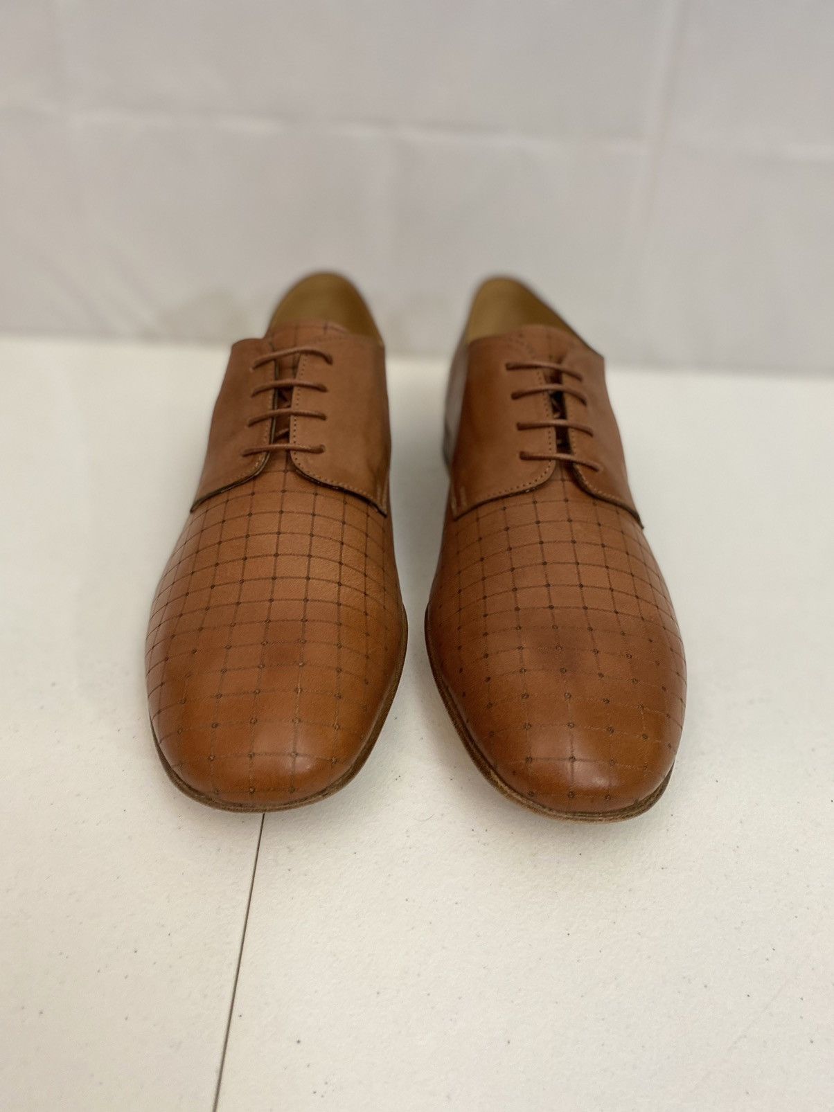 Maison Margiela Maison Margiela 22 🇮🇹 Brown Matrix Single Stitch Derby 10 New Size US 10 / EU 43 - 3 Thumbnail