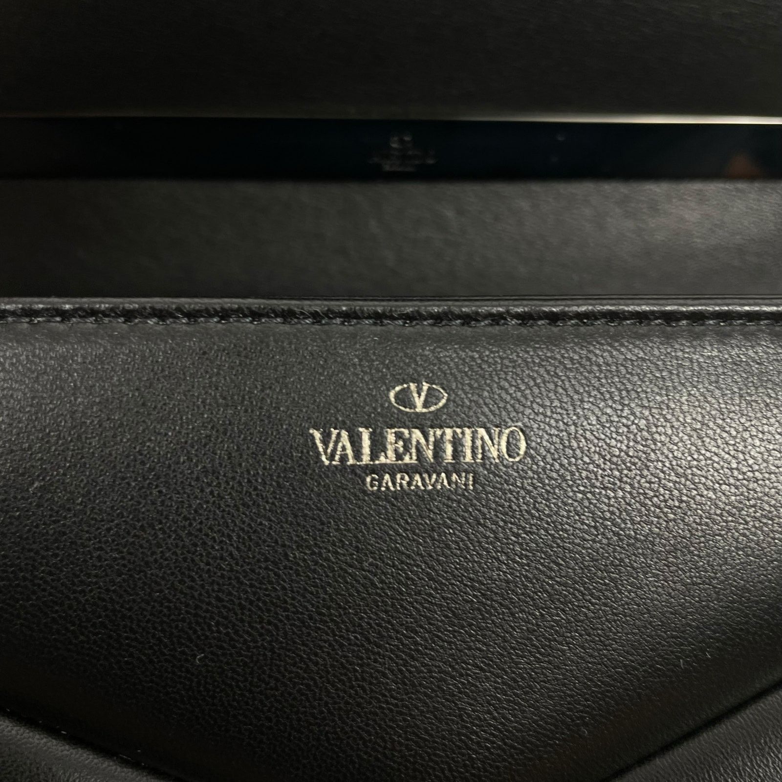 Valentino Valentino Garavani One Stud Small Top Handle Leather Black Size ONE SIZE - 12 Thumbnail