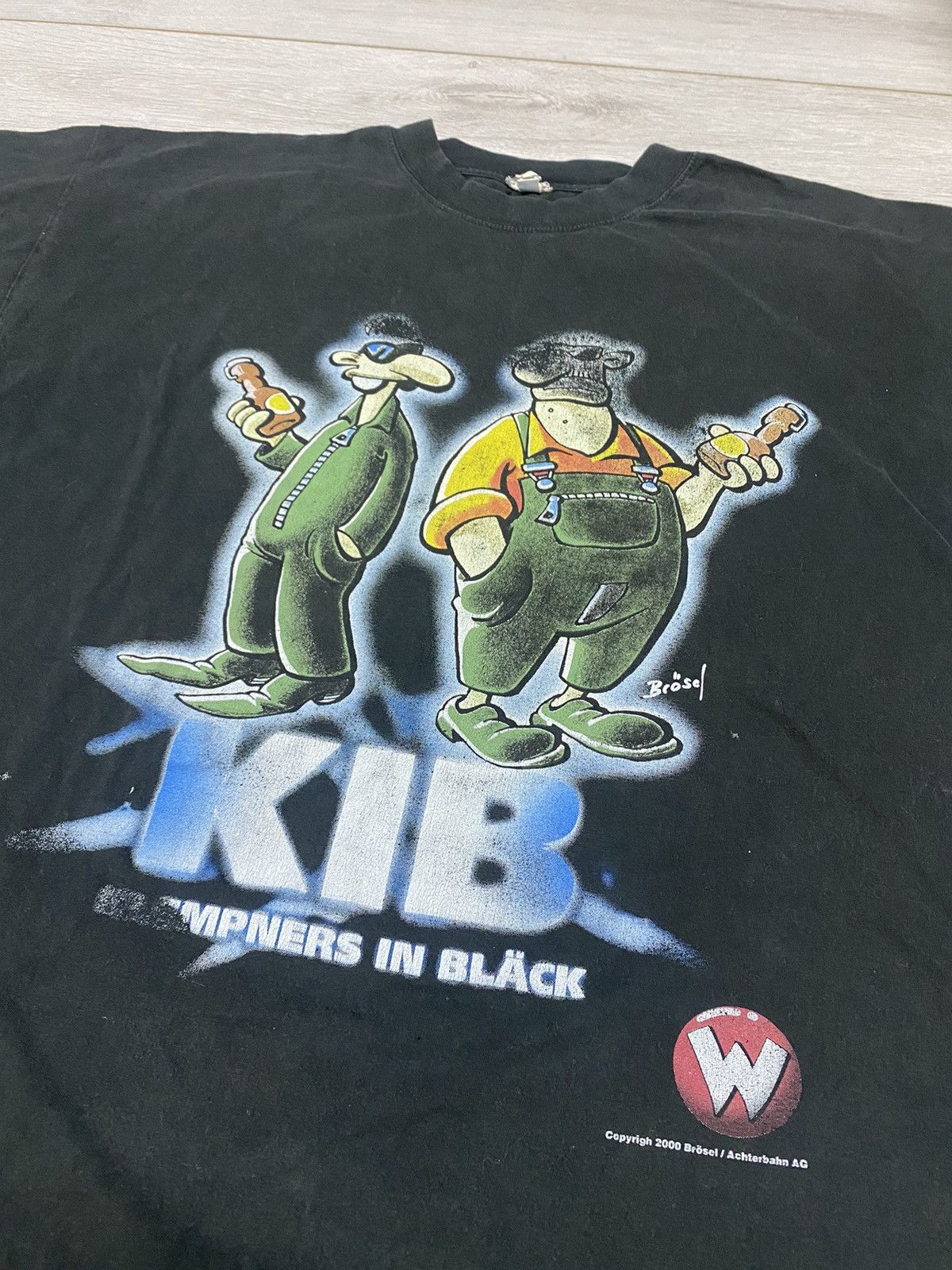 Vintage KIB Vintage Klempners in Black 2000Movie T-Shirt Size US XXL / EU 58 / 5 - 3 Thumbnail