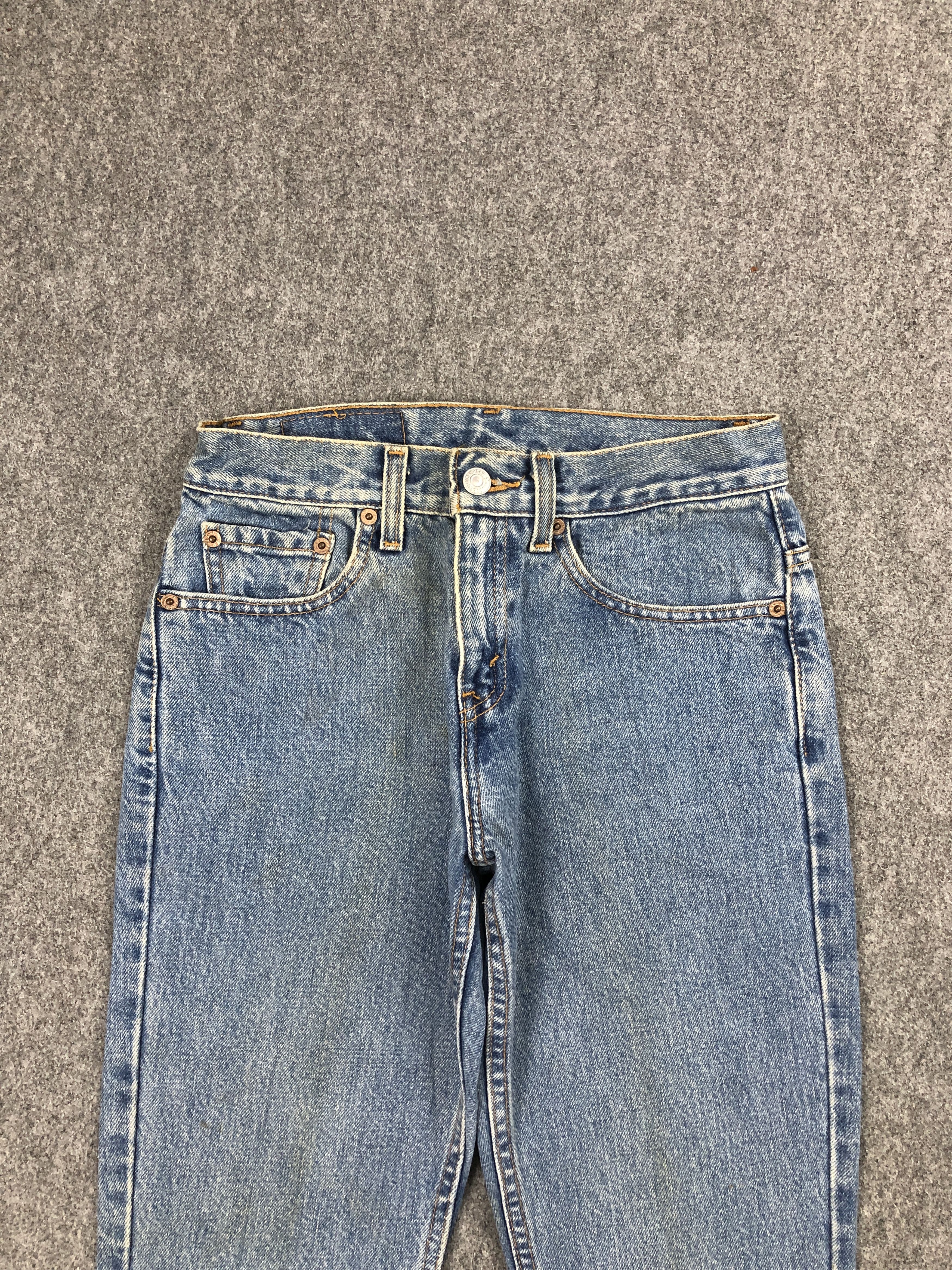 Levi's Vintage 90s Levis 505 Regular Light Blue Jeans DP2451 Size US 26 / EU 42 - 2 Thumbnail