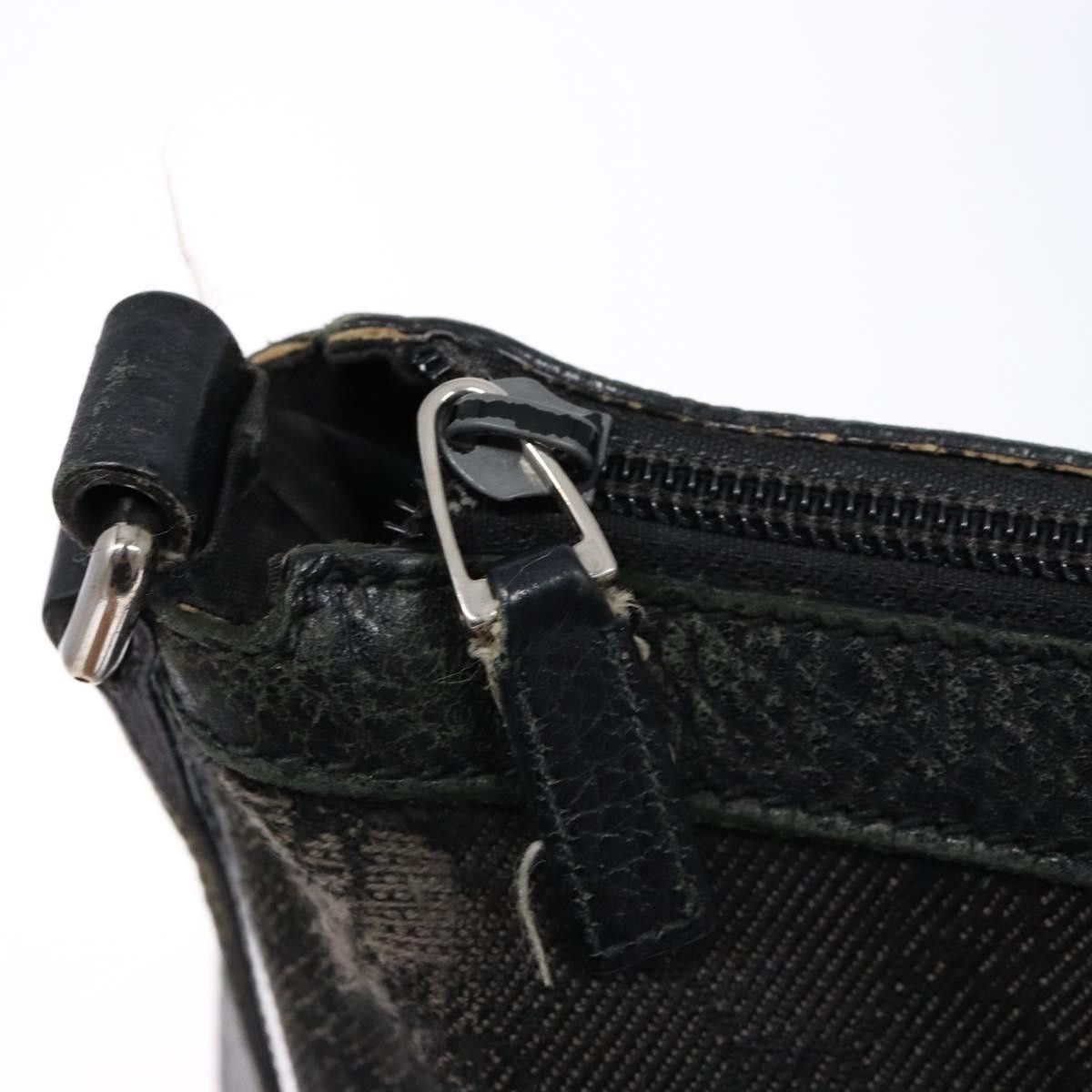 Gucci GUCCI GG Canvas Shoulder Bag Black Silver Size ONE SIZE - 16 Thumbnail