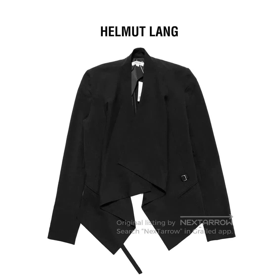 Helmut Lang Helmut Lang Black Mesh Jacket. Size XS / US 0-2 / IT 36-38 - 6 Thumbnail