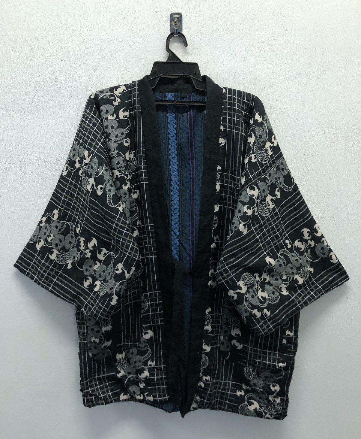 Japanese Brand × Vintage Vintage Japanese Brand Skull Pattern Kimono Size US M / EU 48-50 / 2 - 1 Thumbnail