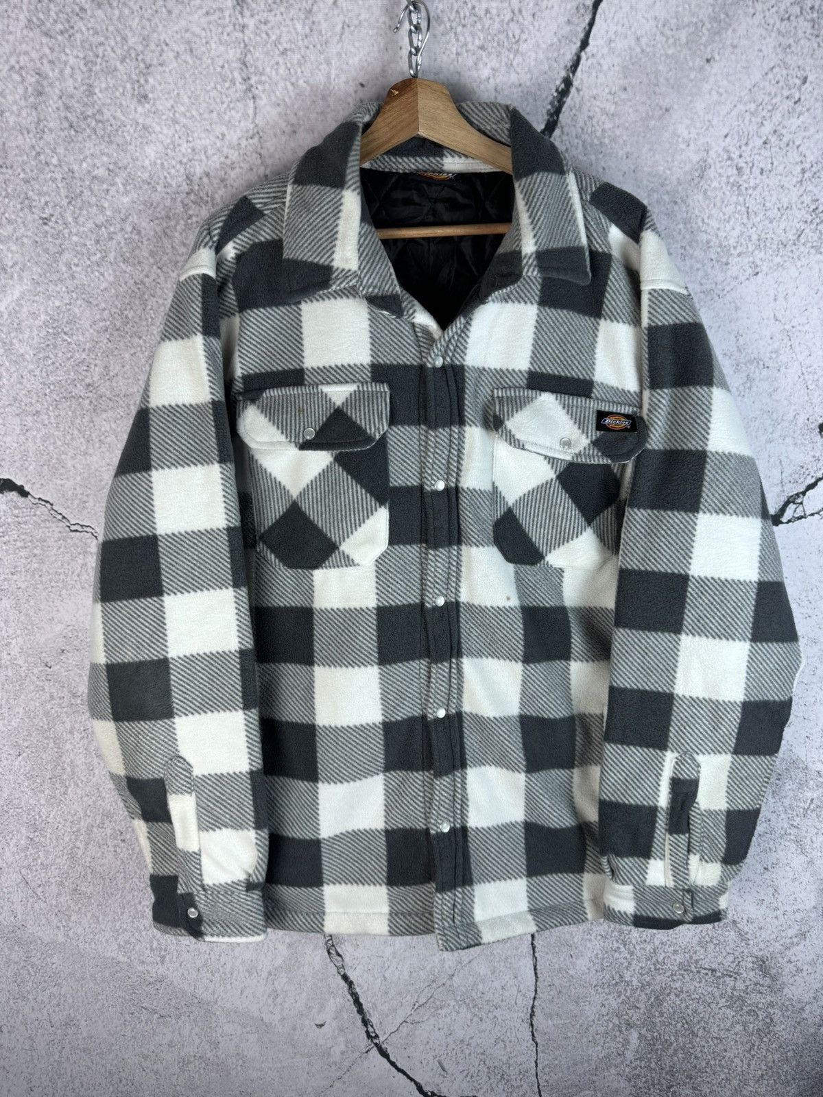 Dickies × Vintage VINTAGE DICKIES SKATER FLANNEL QUILTED LINED JACKET XL Size US XL / EU 56 / 4 - 1 Thumbnail