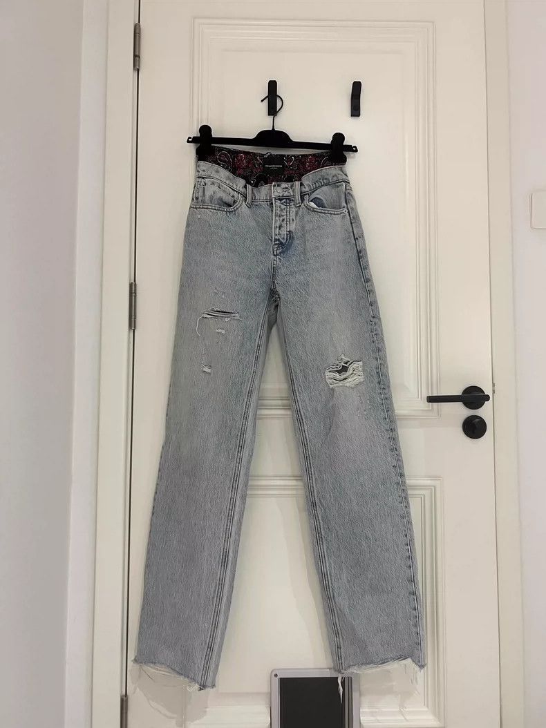 Alexander Wang Alexander Wang Denim Two-Piece Jeans- Size 25" / US 0 / IT 36 - 2 Thumbnail